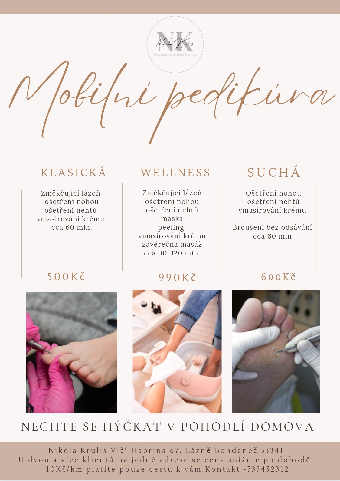 Mobilní pedikúra Nikola Kruliš foto 3