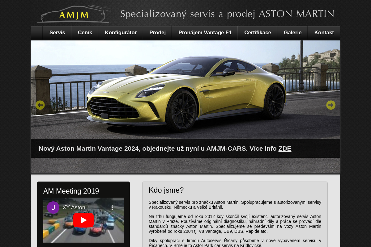 Specializovaný Servis ASTON MARTIN -  Josef Mašinda