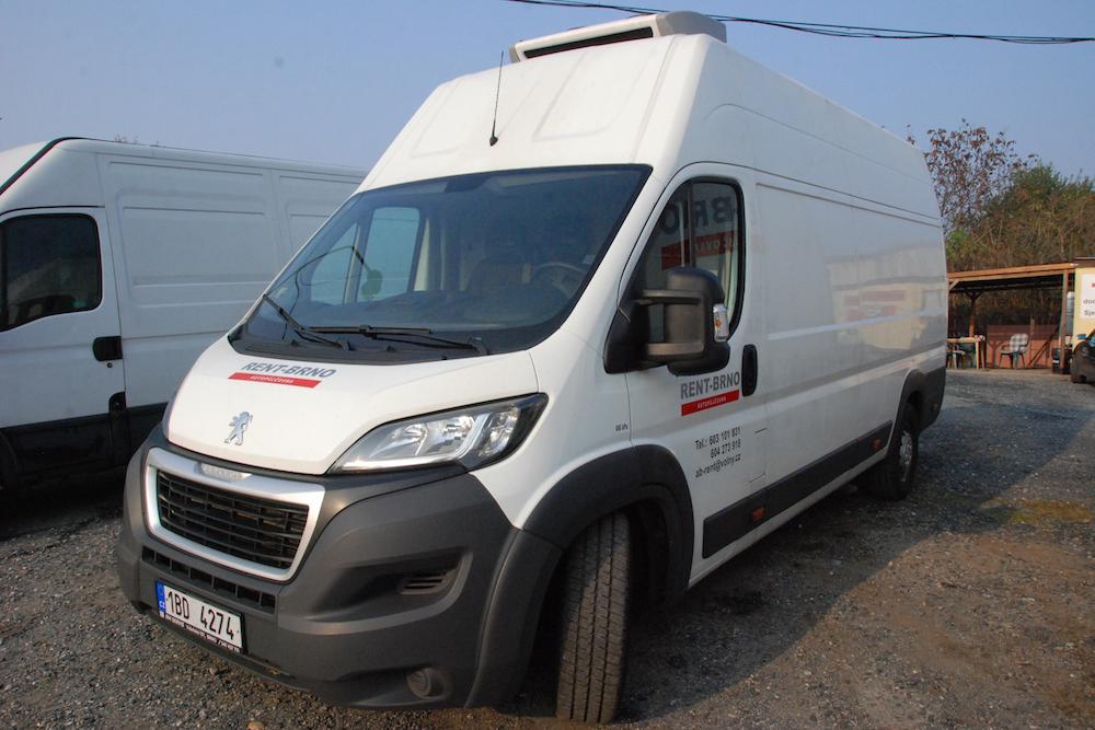 Pronájem dodávky Peugeot boxer - chladicí