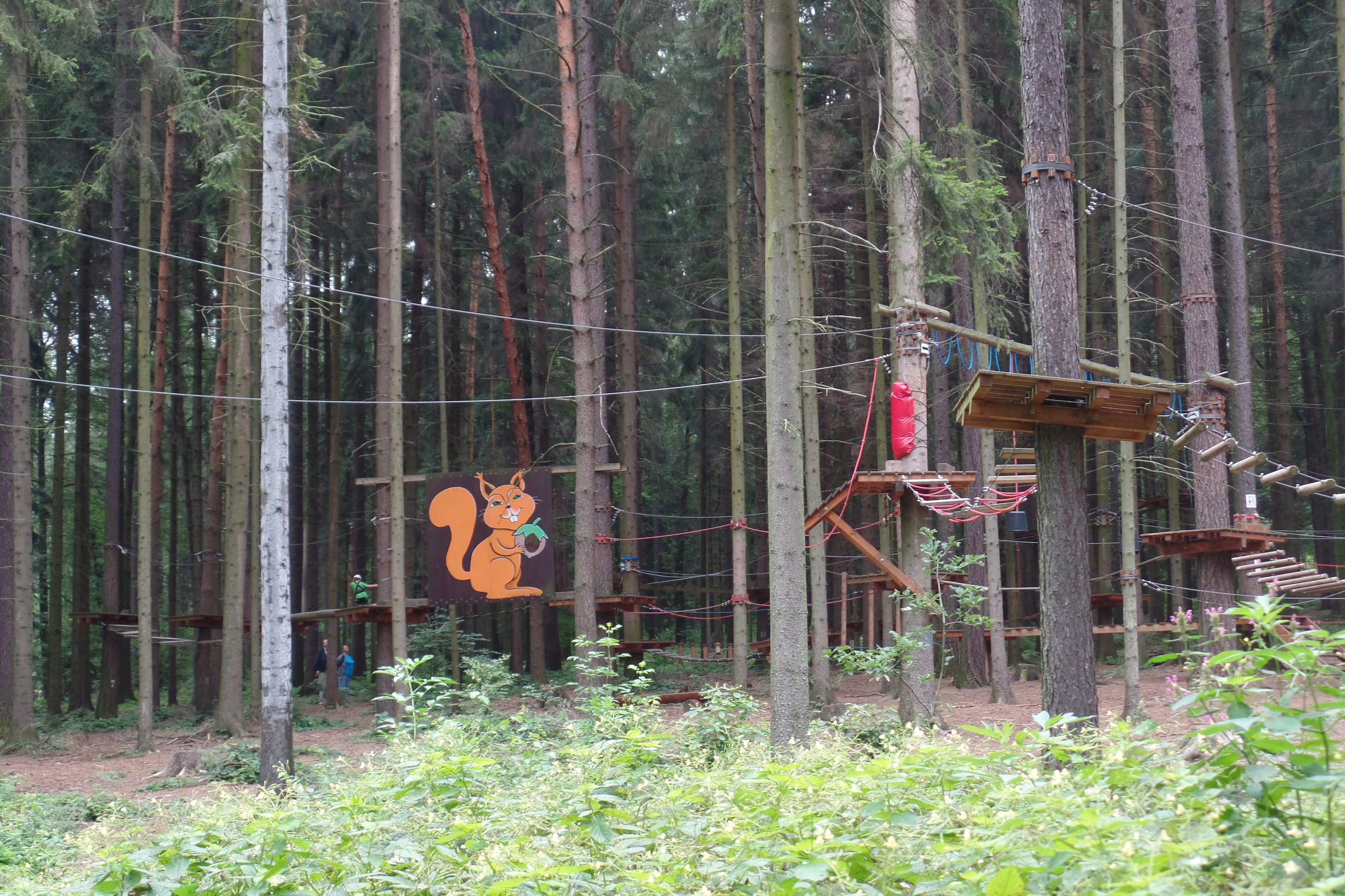 Lanový park Veverák