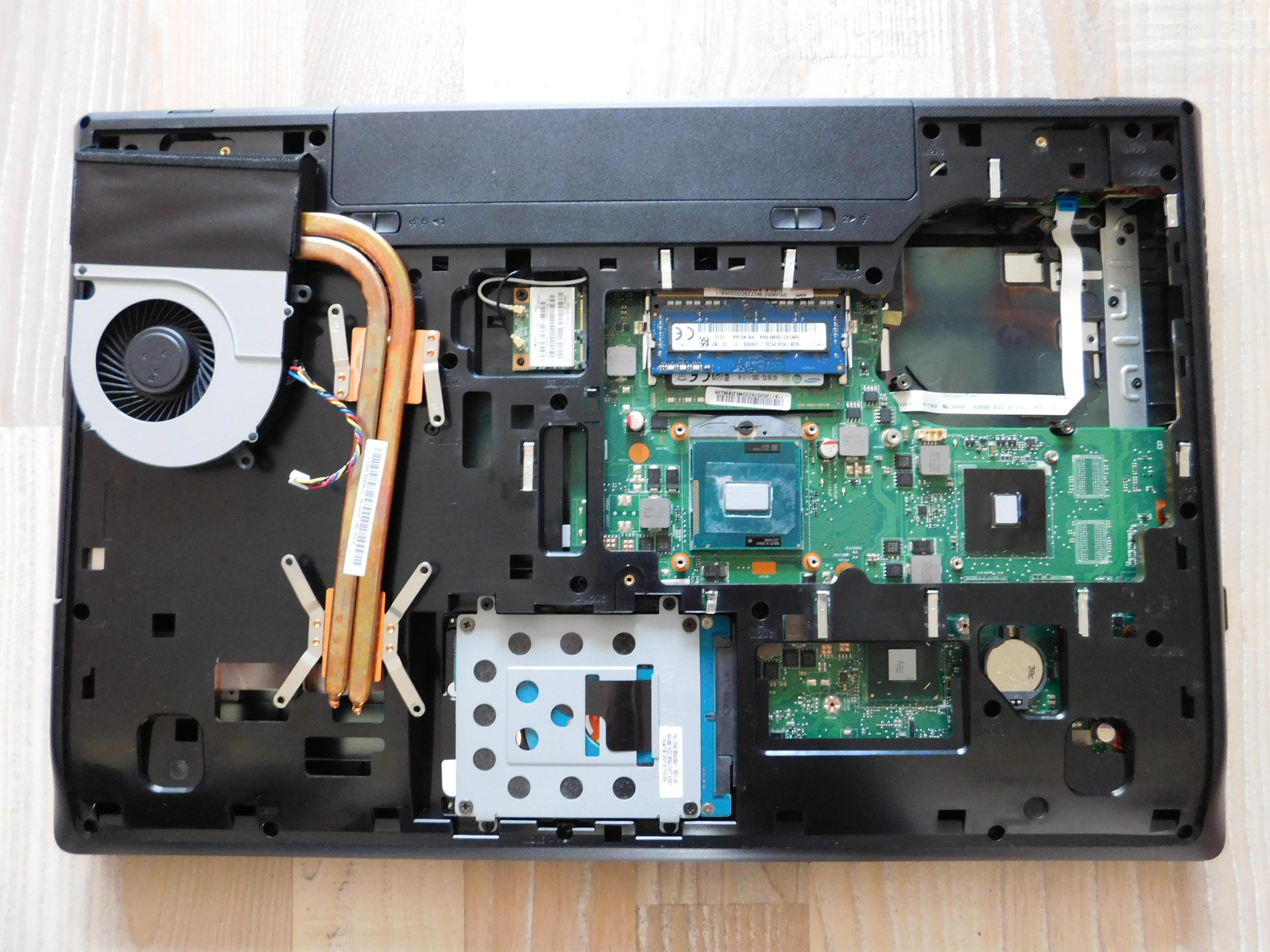 Čištění chlazení notebooků