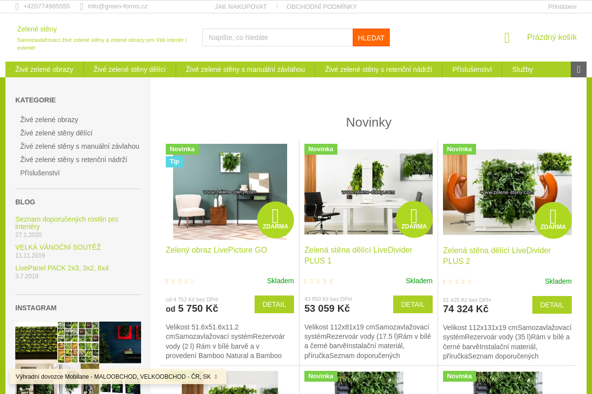 Zelené stěny.com