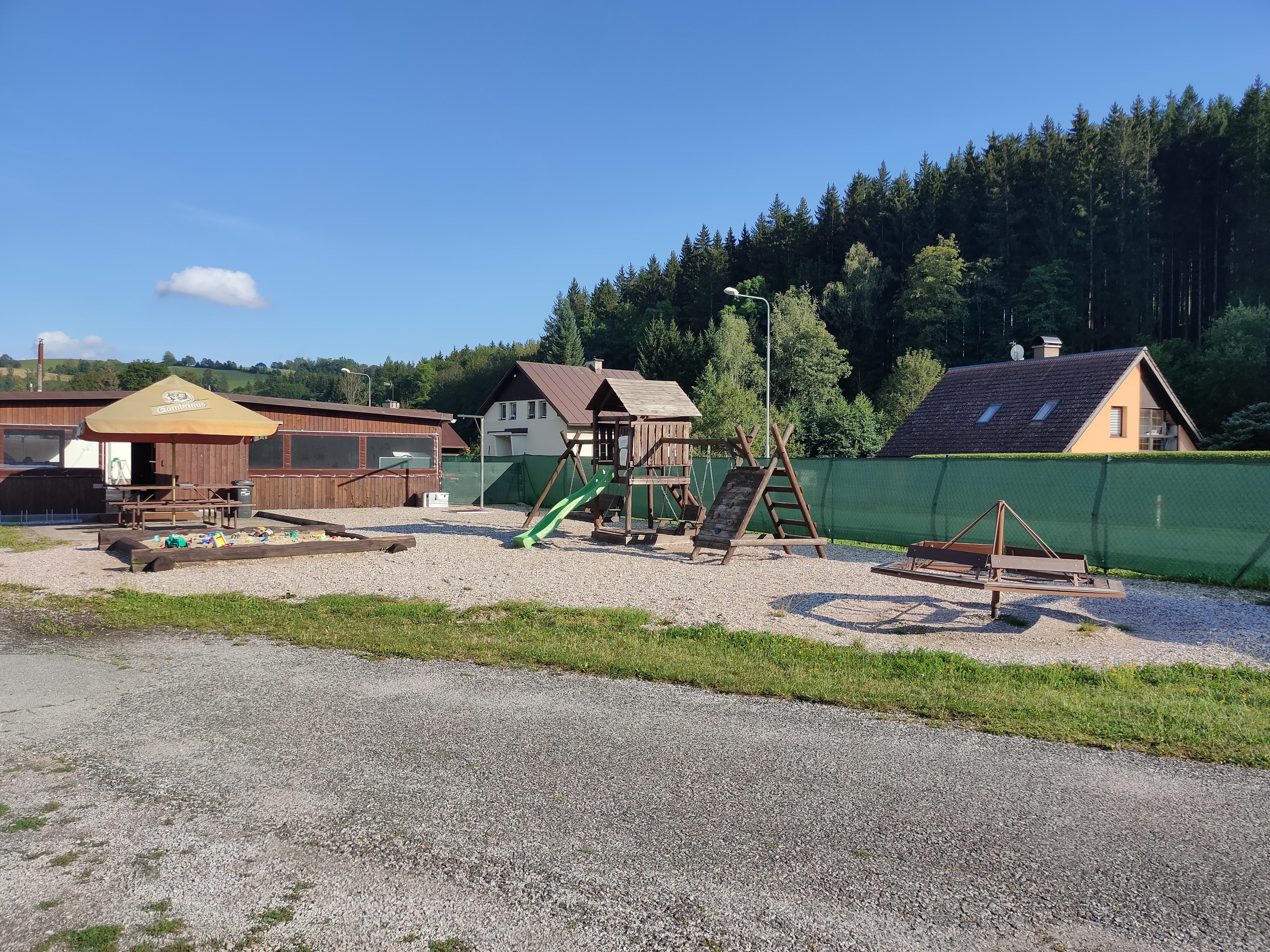 Hospoda na fotbalovém hřišti Rudník