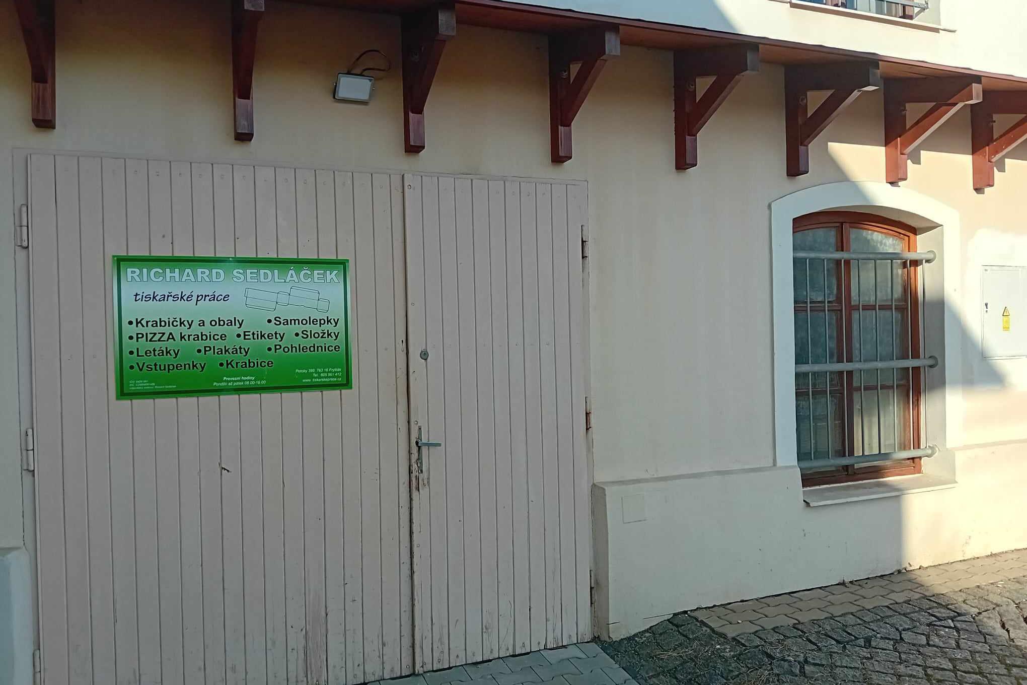 Tiskařské práce Richard Sedláček