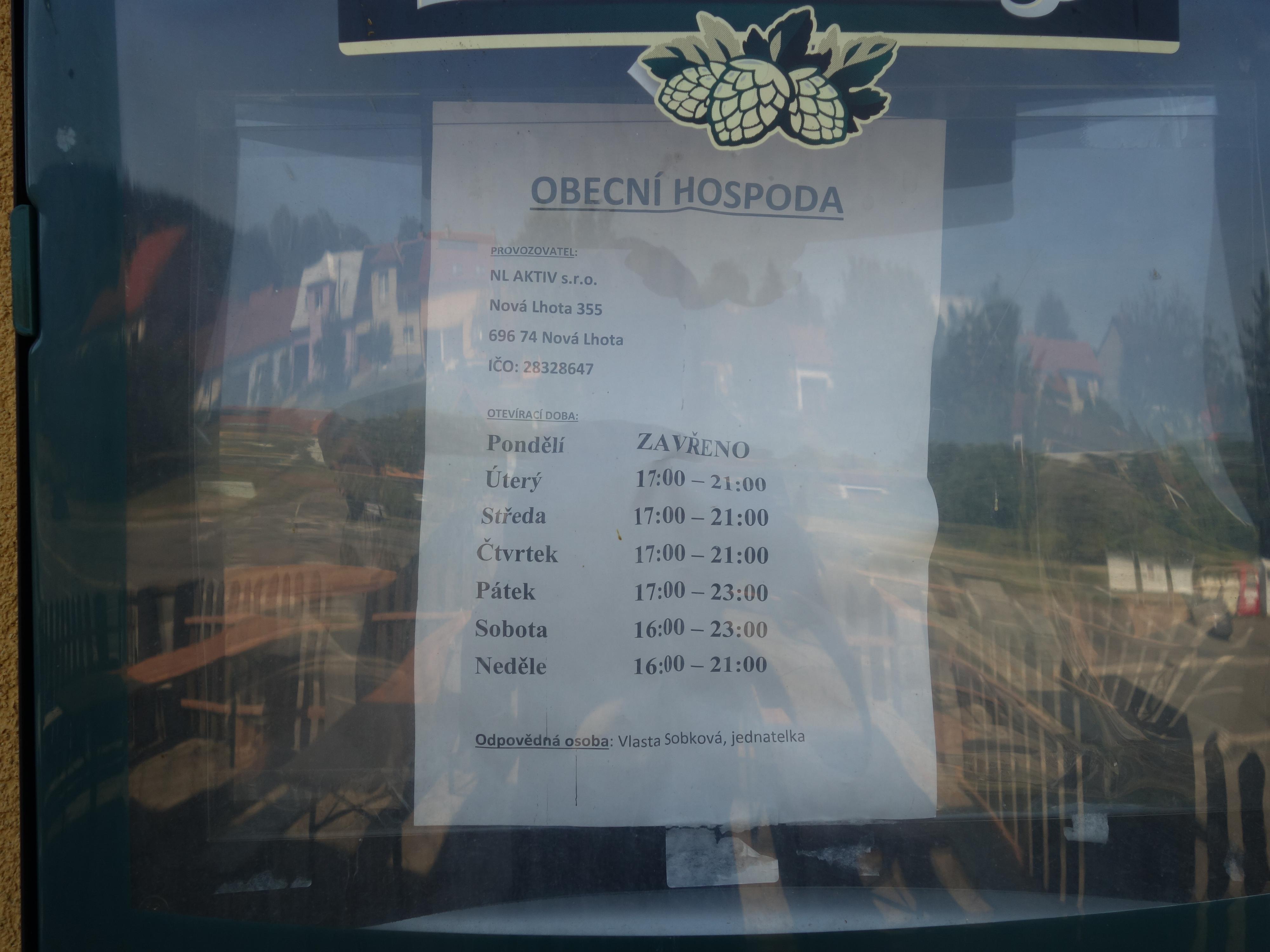 Obecní hospoda v Nové Lhotě foto 2