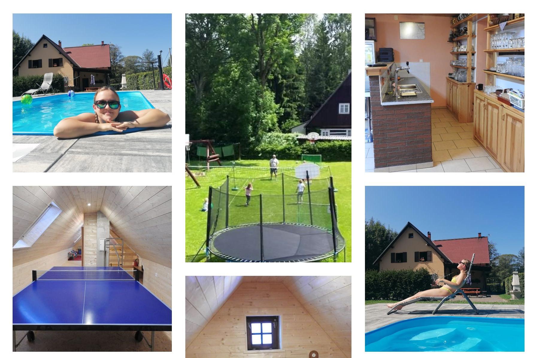 Poslední   volné letní  termíny chatě s bazénem