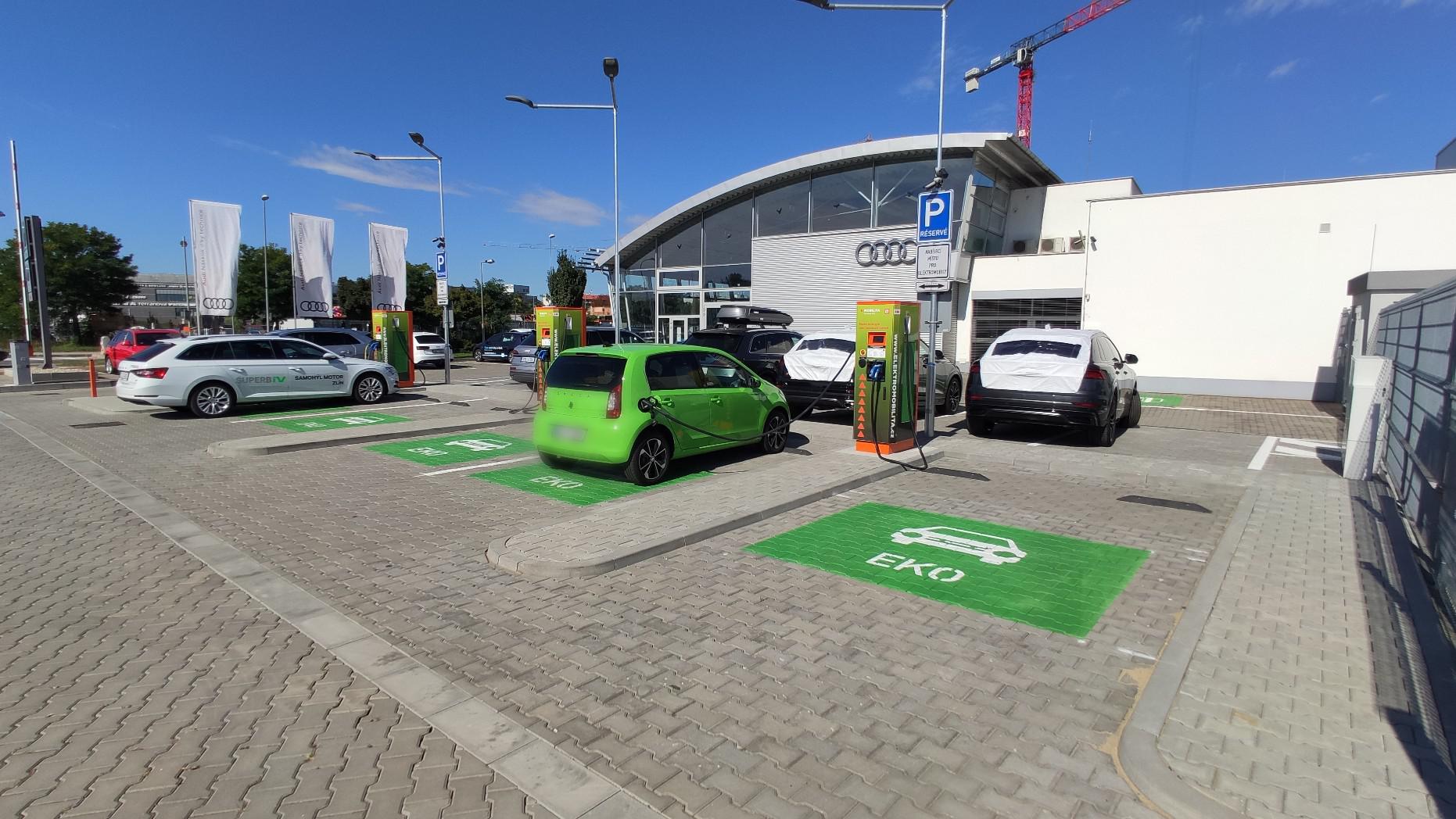 Nabíjecí stanice ČEZ