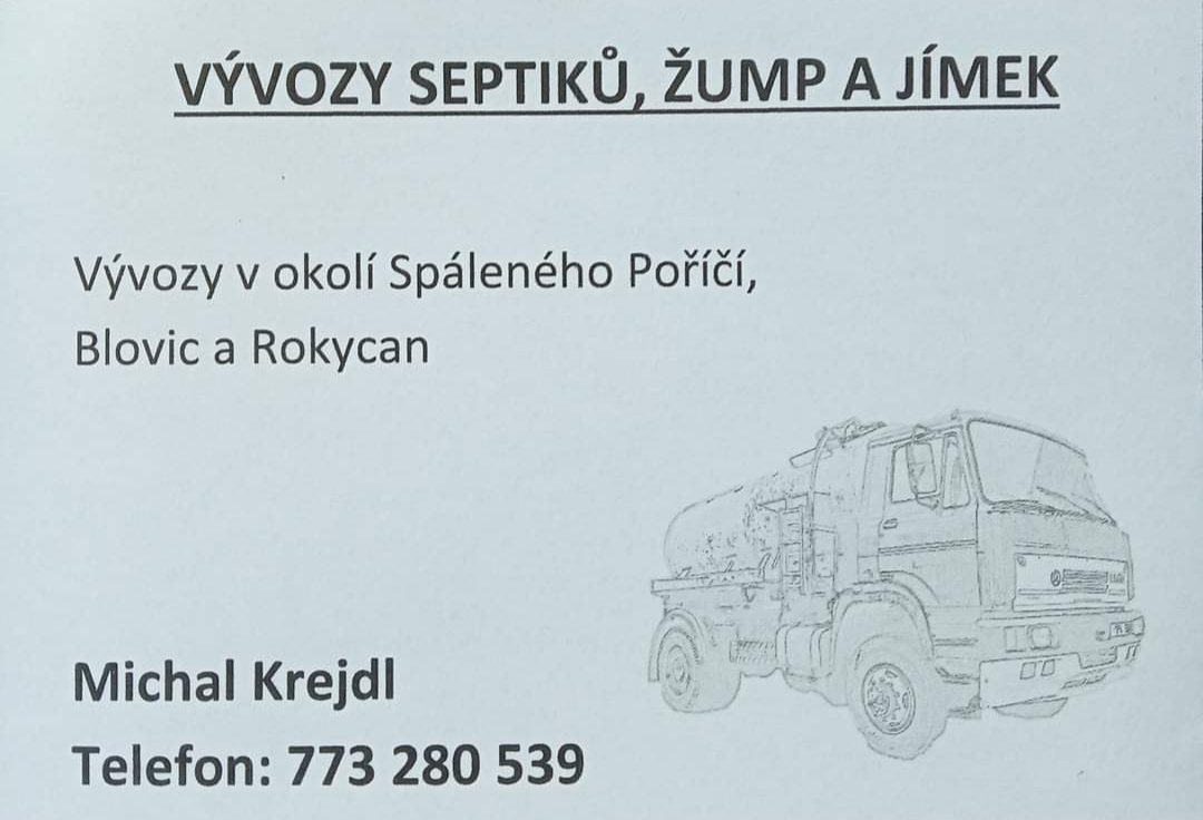 Vyvážení septiků - Michal Krejdl foto 2
