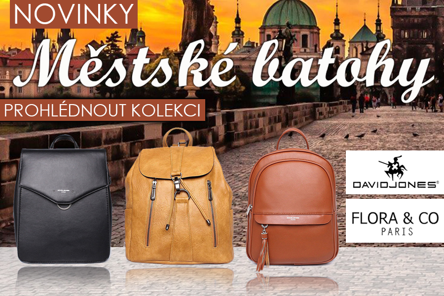Oblíbené městské batohy