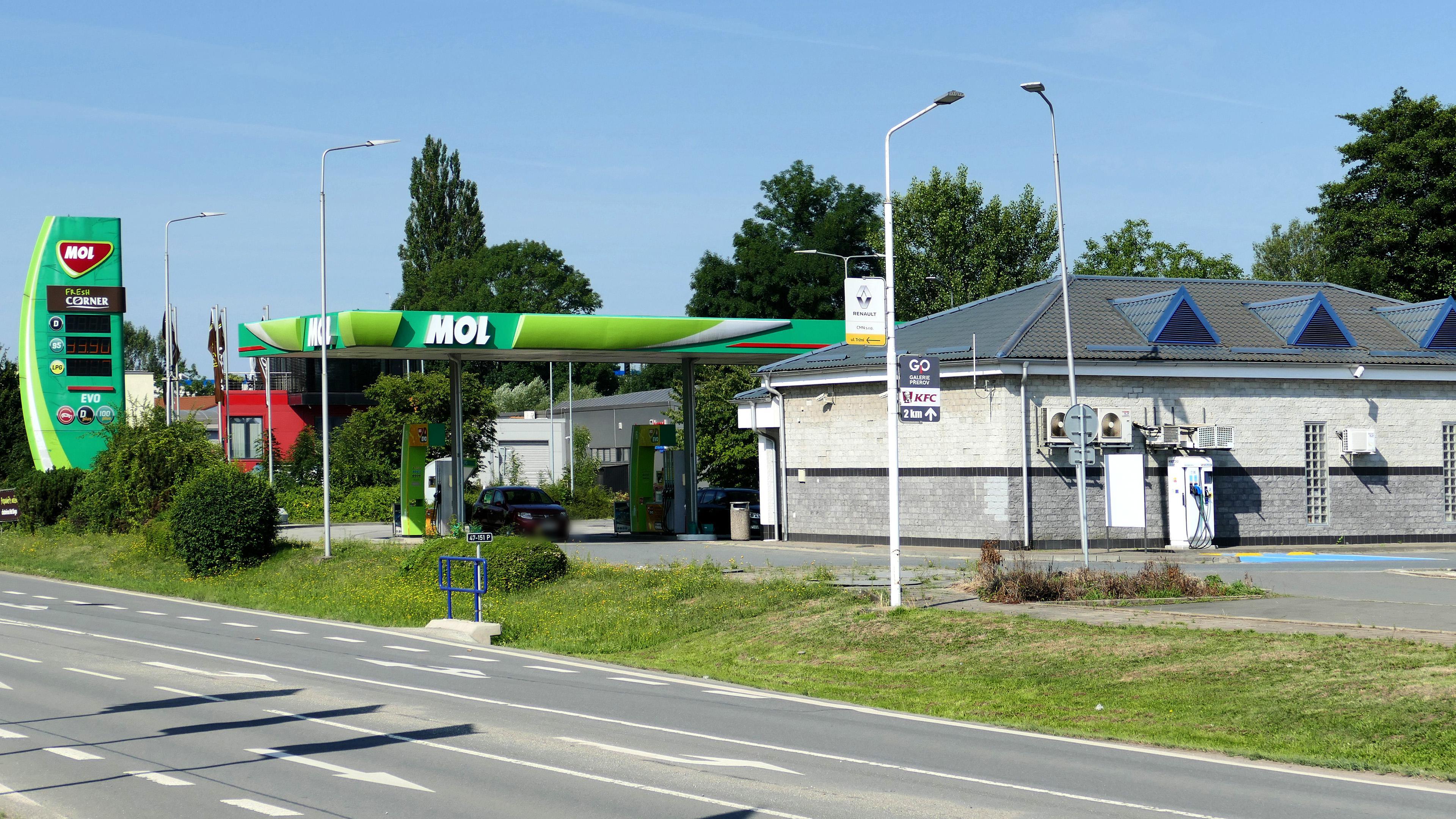 MOL čerpací stanice LPG