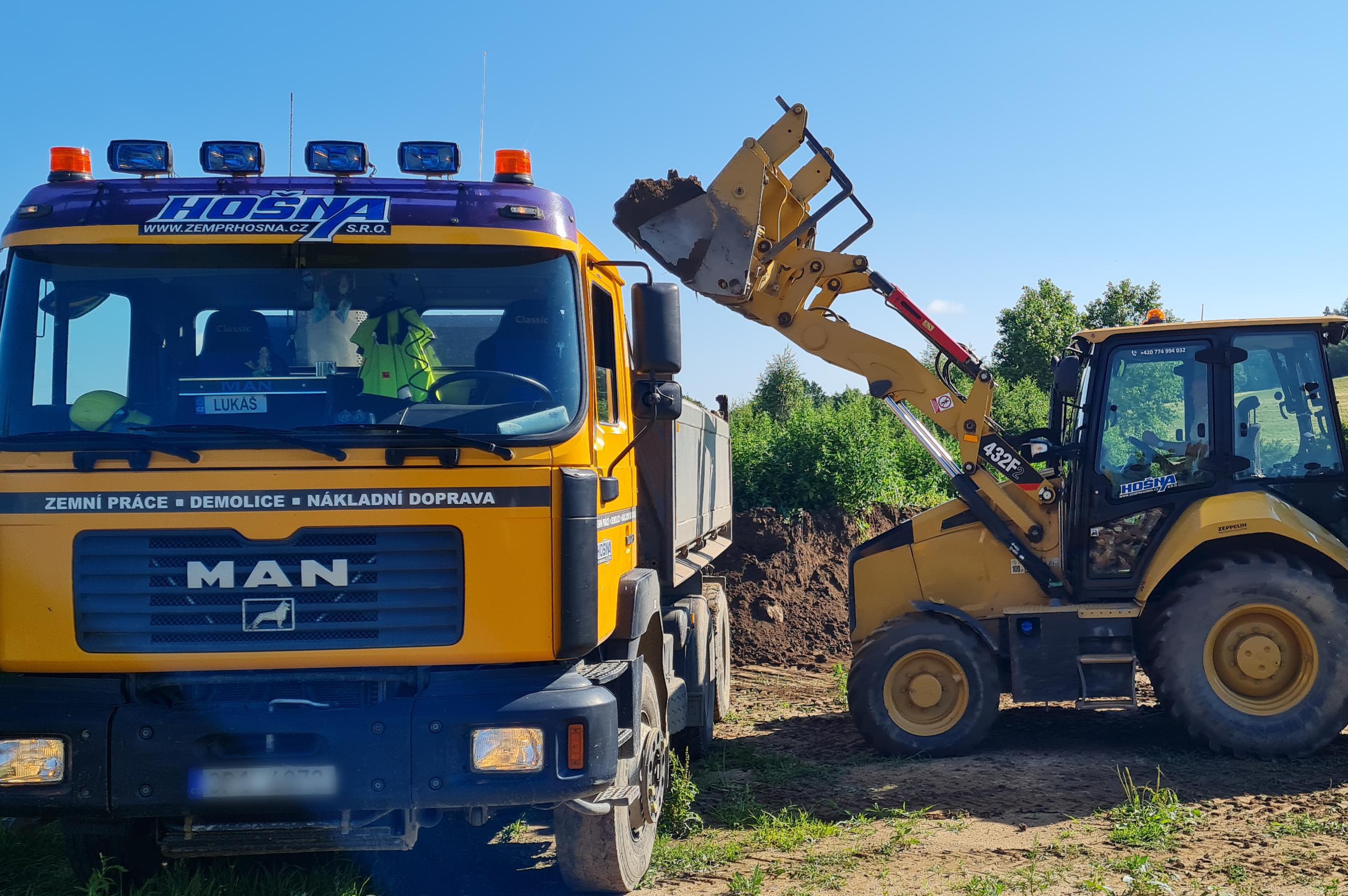 Zemní práce Hošna