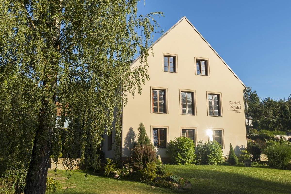 Pension v Rožmberku nad Vltavou s krásnou terasou