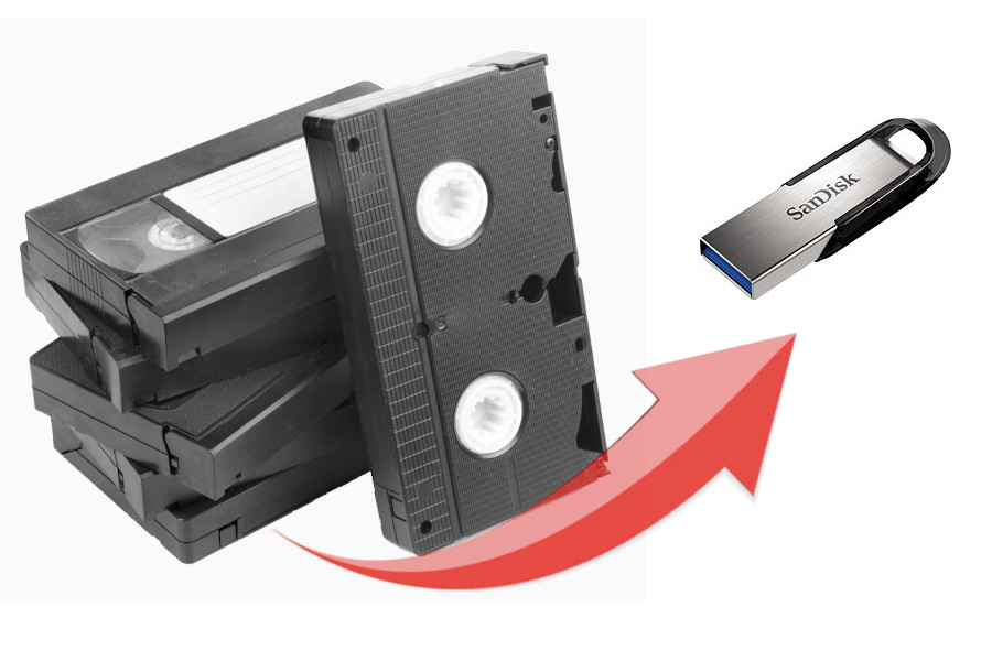 Digitalizace videokazety VHS na USB Flash disk