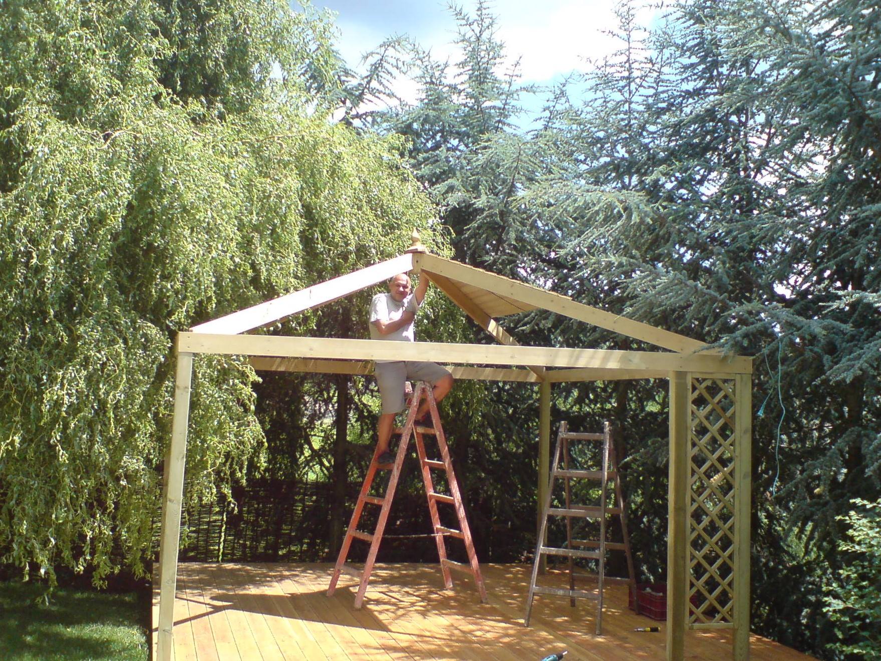 Hodinový manžel - truhlářské a tesařské konstrukce