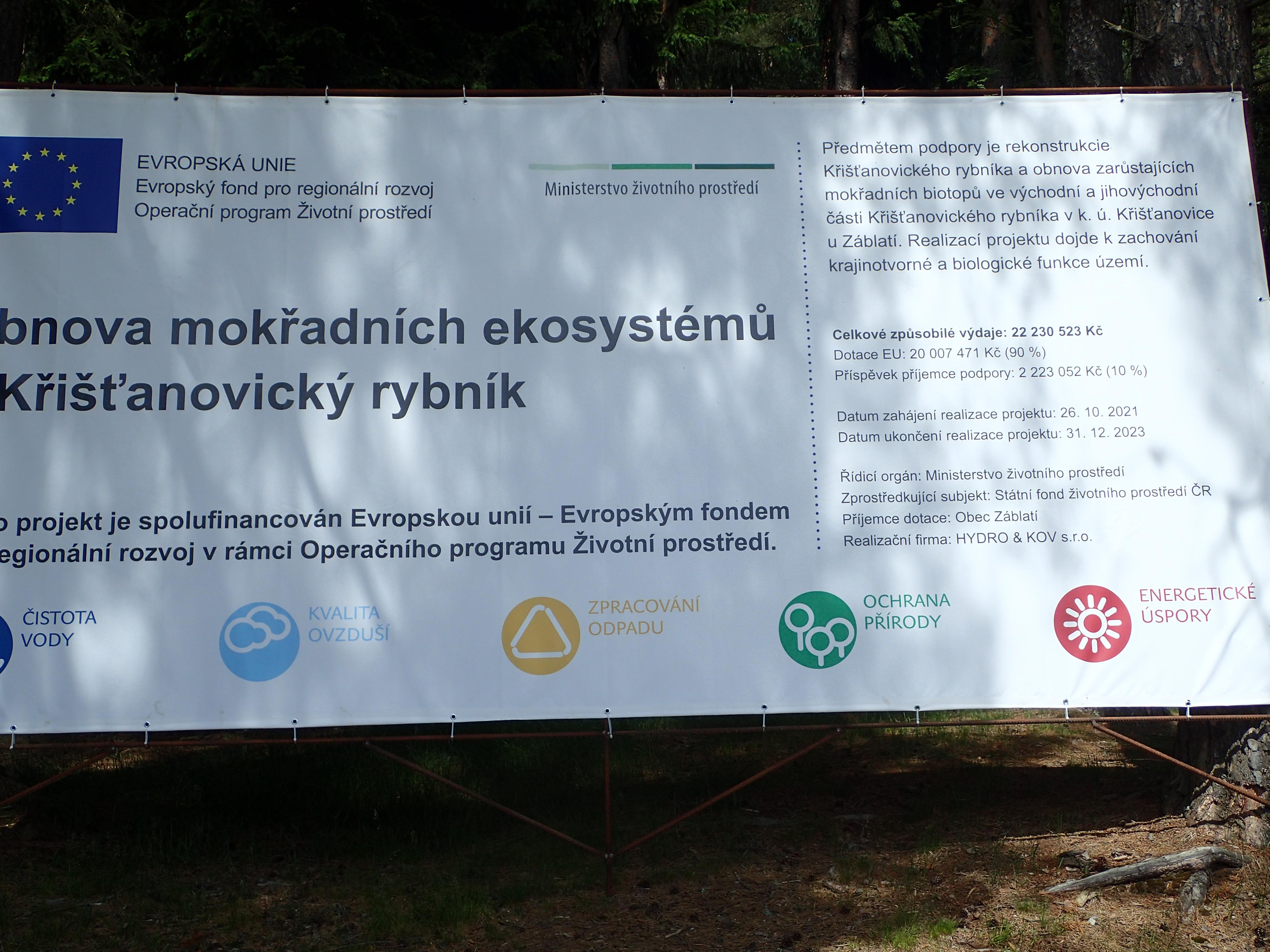 Stanový tábor Křišťanovický rybník foto 5