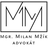 logo Mgr. Milan Mžík, advokát