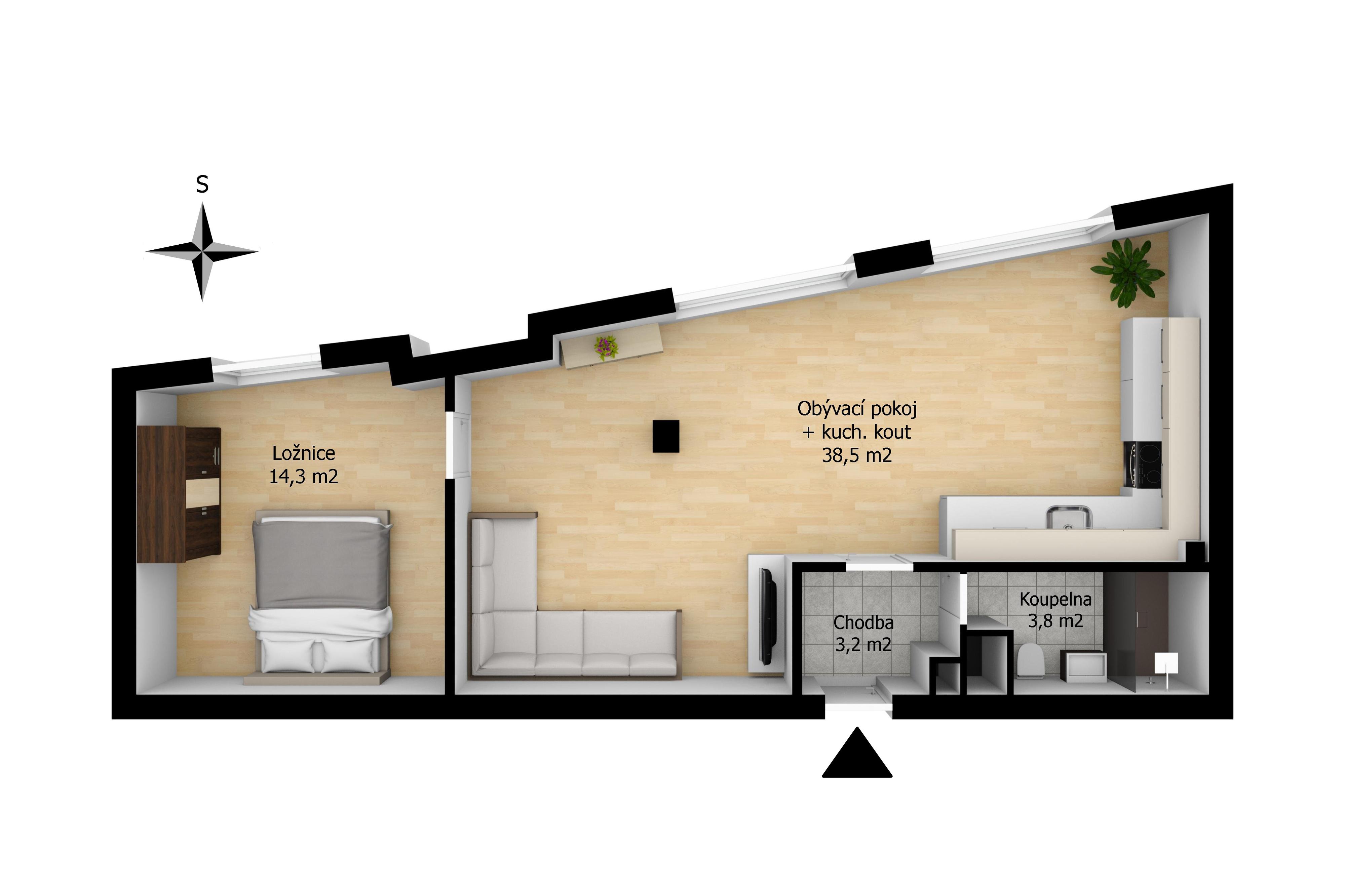 2D a 3D půdorysy nemovitostí