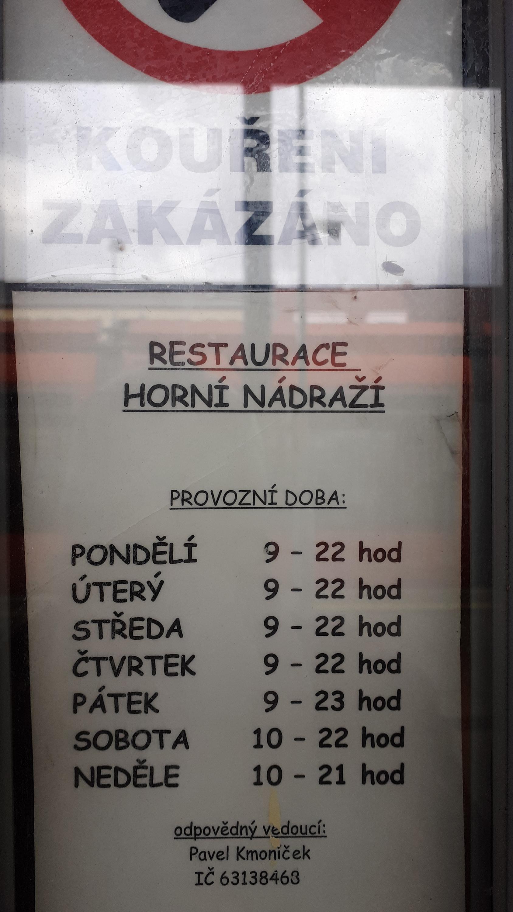 Restaurace Horní nádraží foto 2