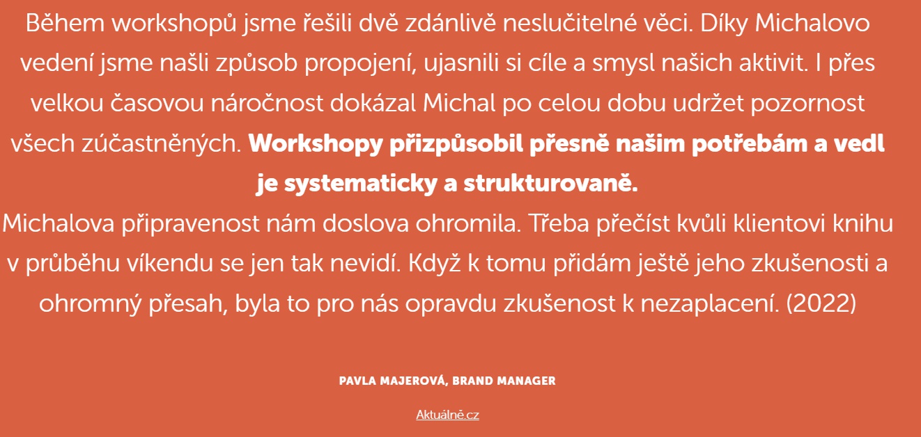 Michal Krutiš - marketingová strategie foto 2