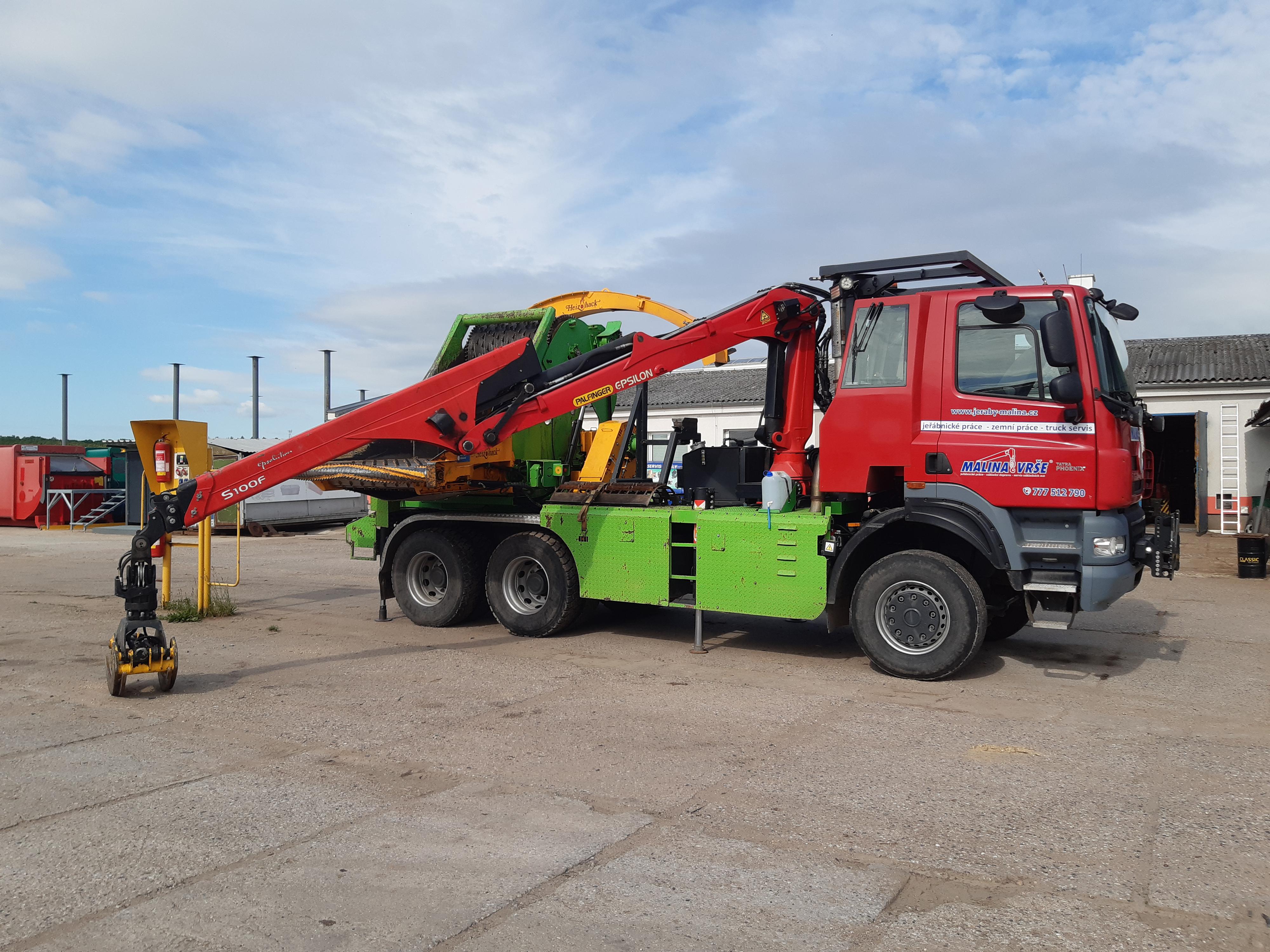 MALINA - VRŠE - Drcení materiálu, štěpkování dřeva foto 2