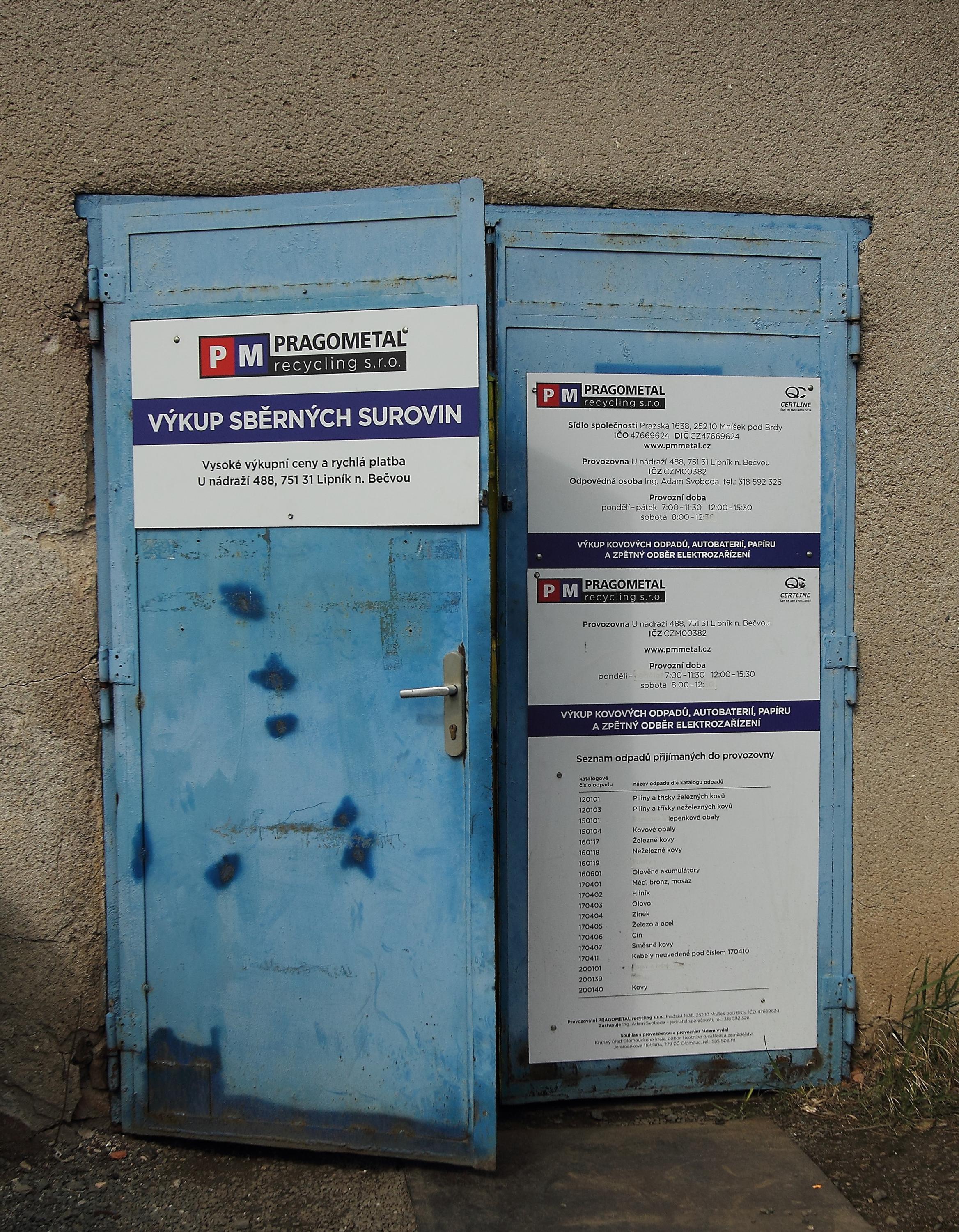 PRAGOMETAL recycling s.r.o. - Lipník foto 2