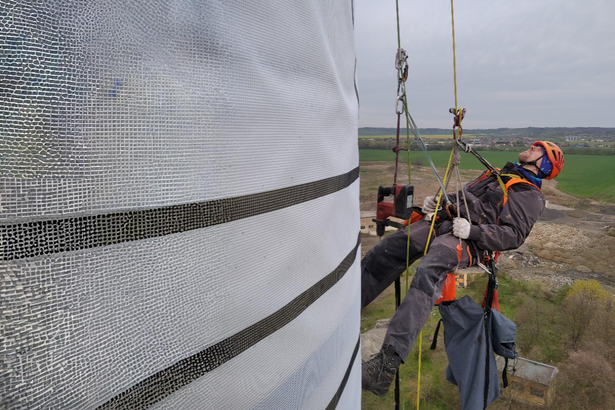 Výškové práce - Veselý