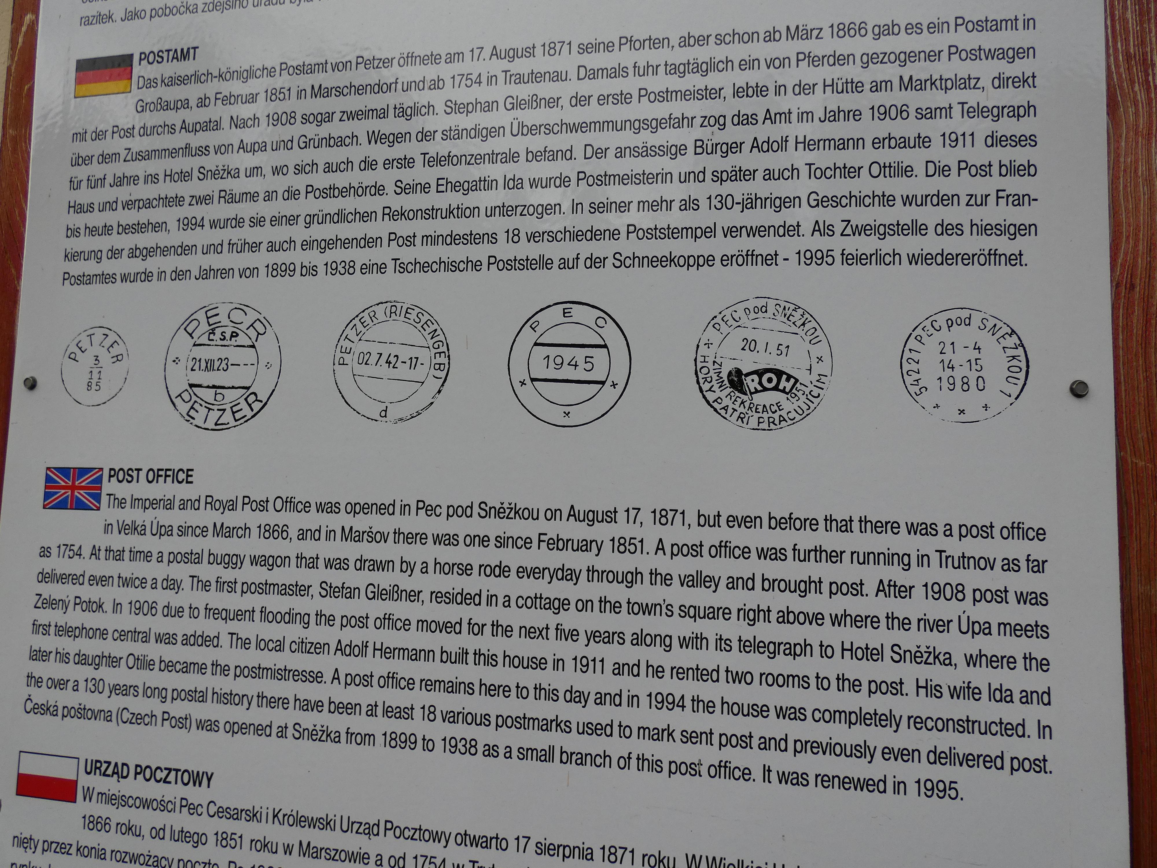 Pošta Partner Pec pod Sněžkou foto 4