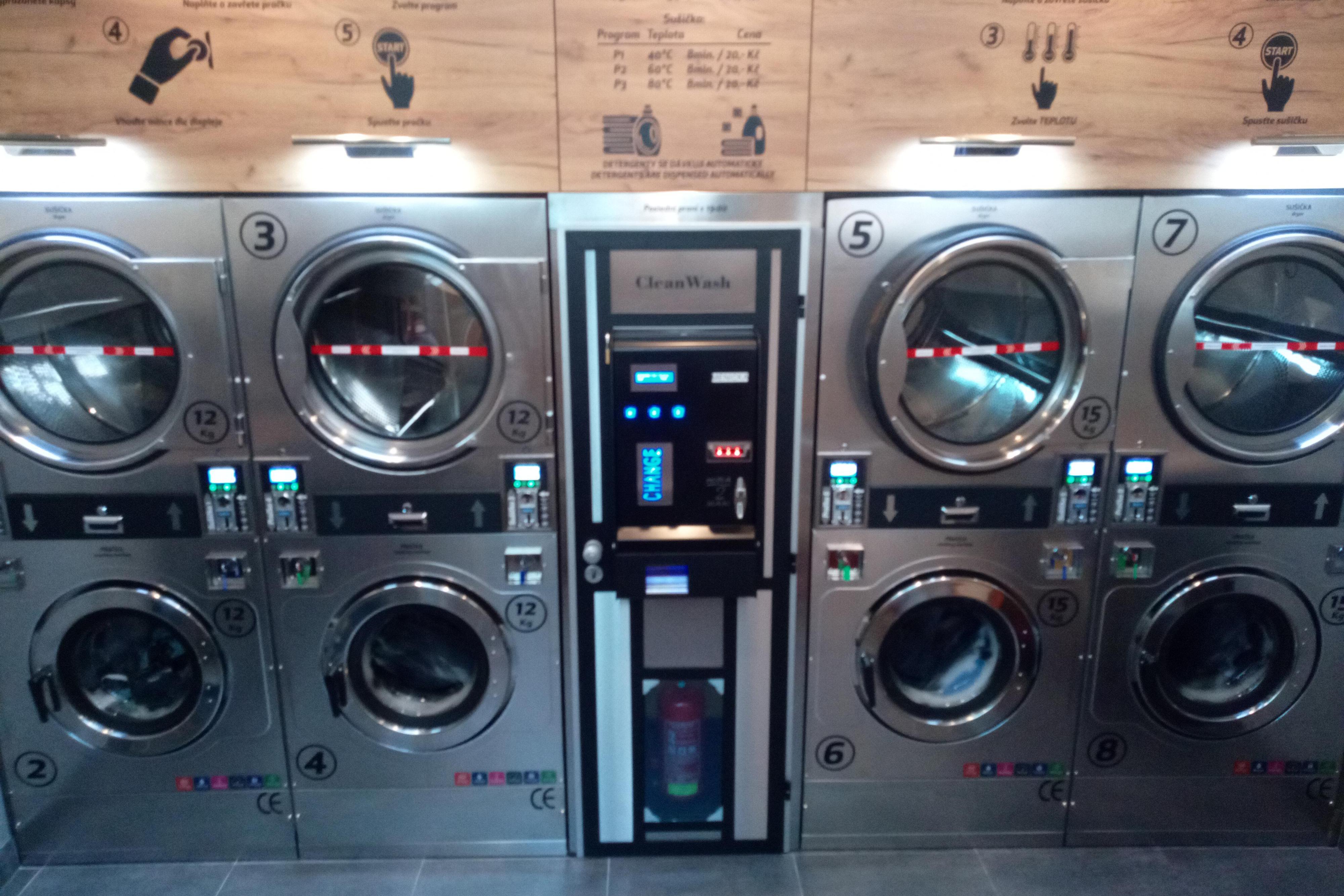 Samoobslužná prádelna CleanWash