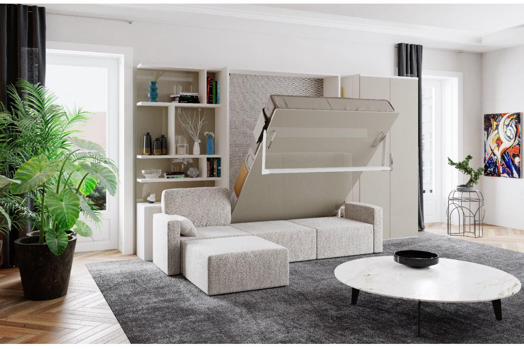 Sklápěcí postele s pohovkou