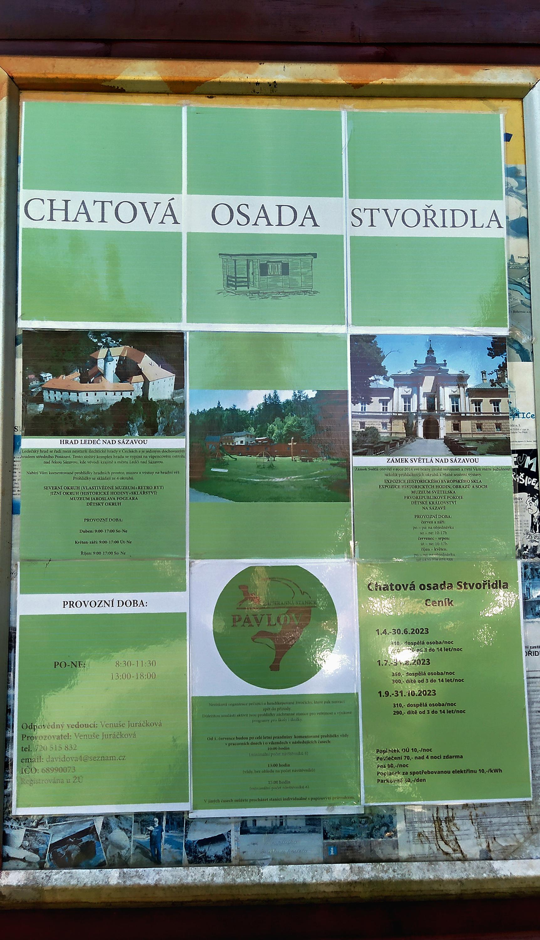 Chatová osada Stvořidla foto 2