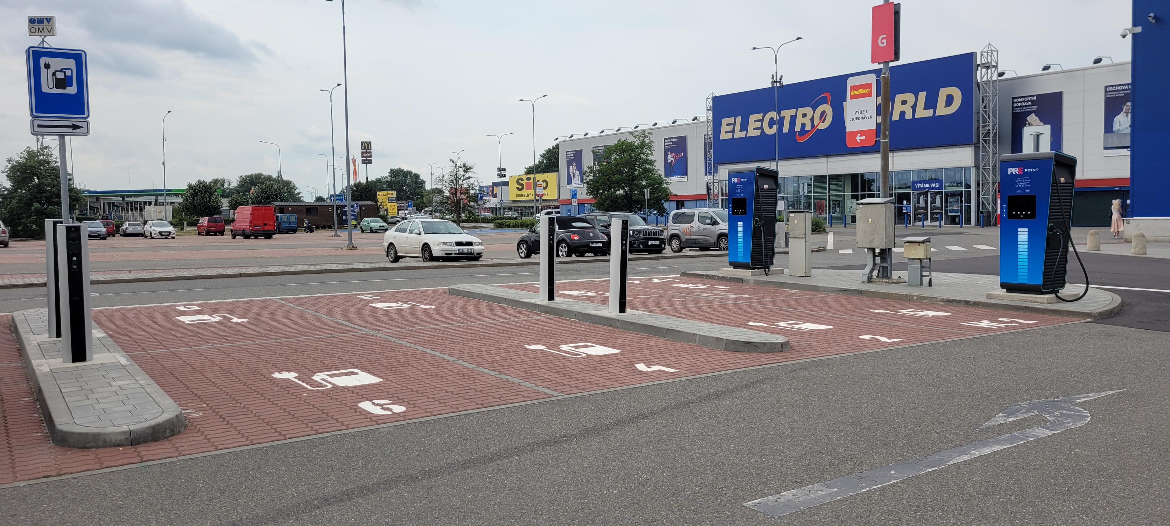 PREpoint - nabíjecí stanice PRE