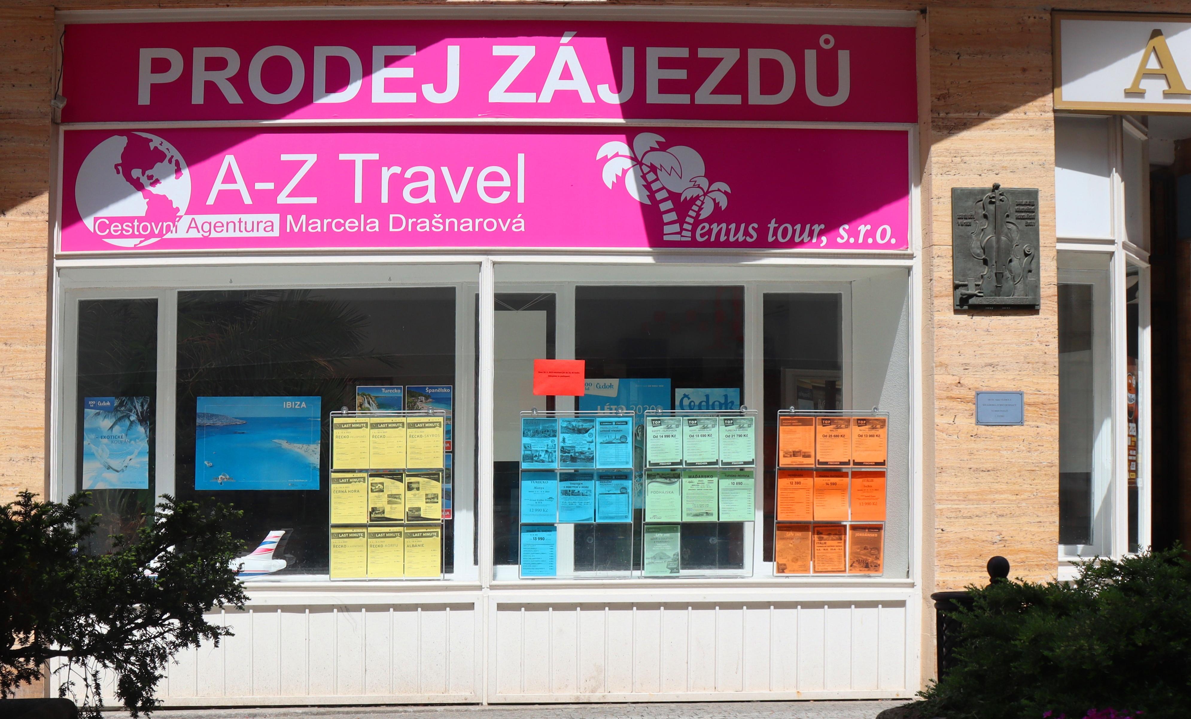 Cestovní agentura A-Z Travel Marcela Drašnarová