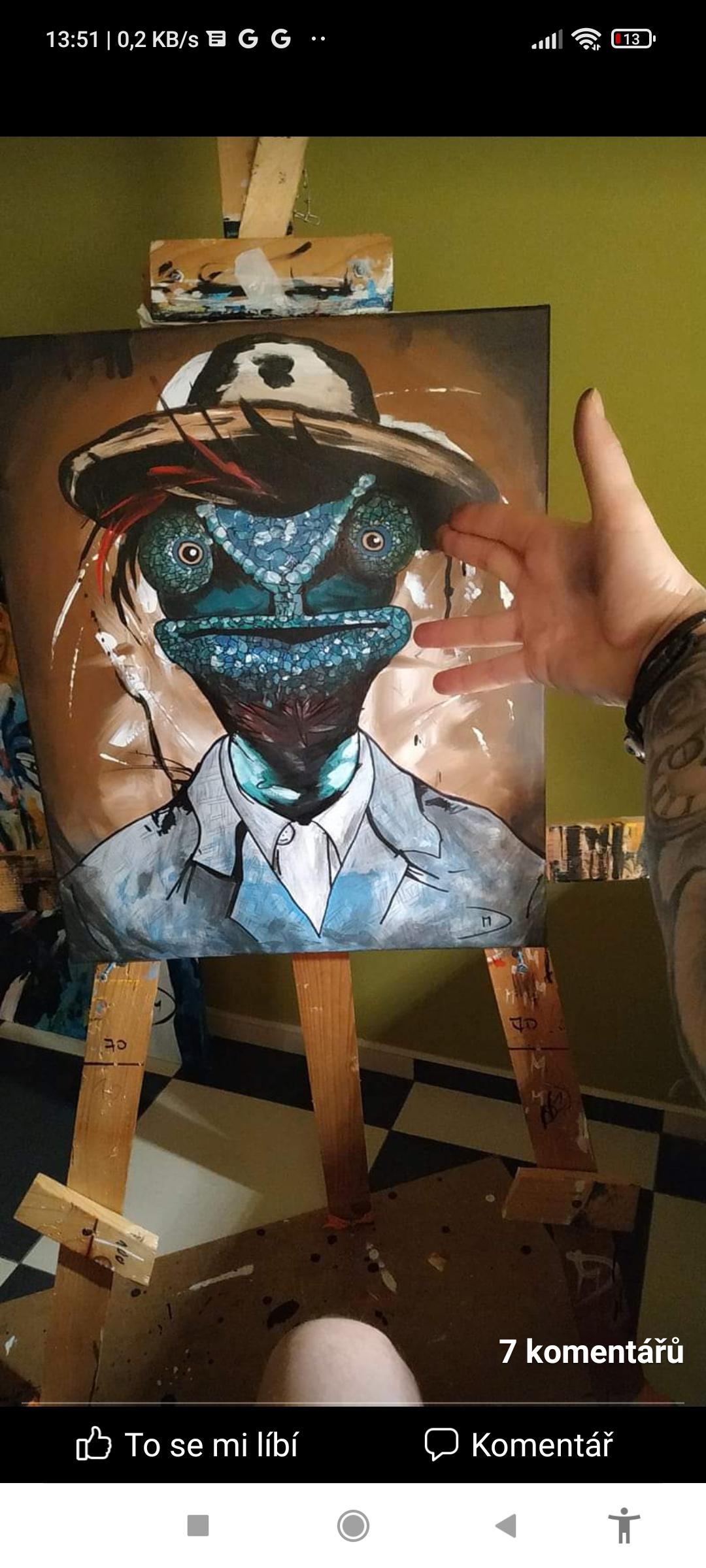 Michal Dvořák - Ruční malba mikaloou foto 6