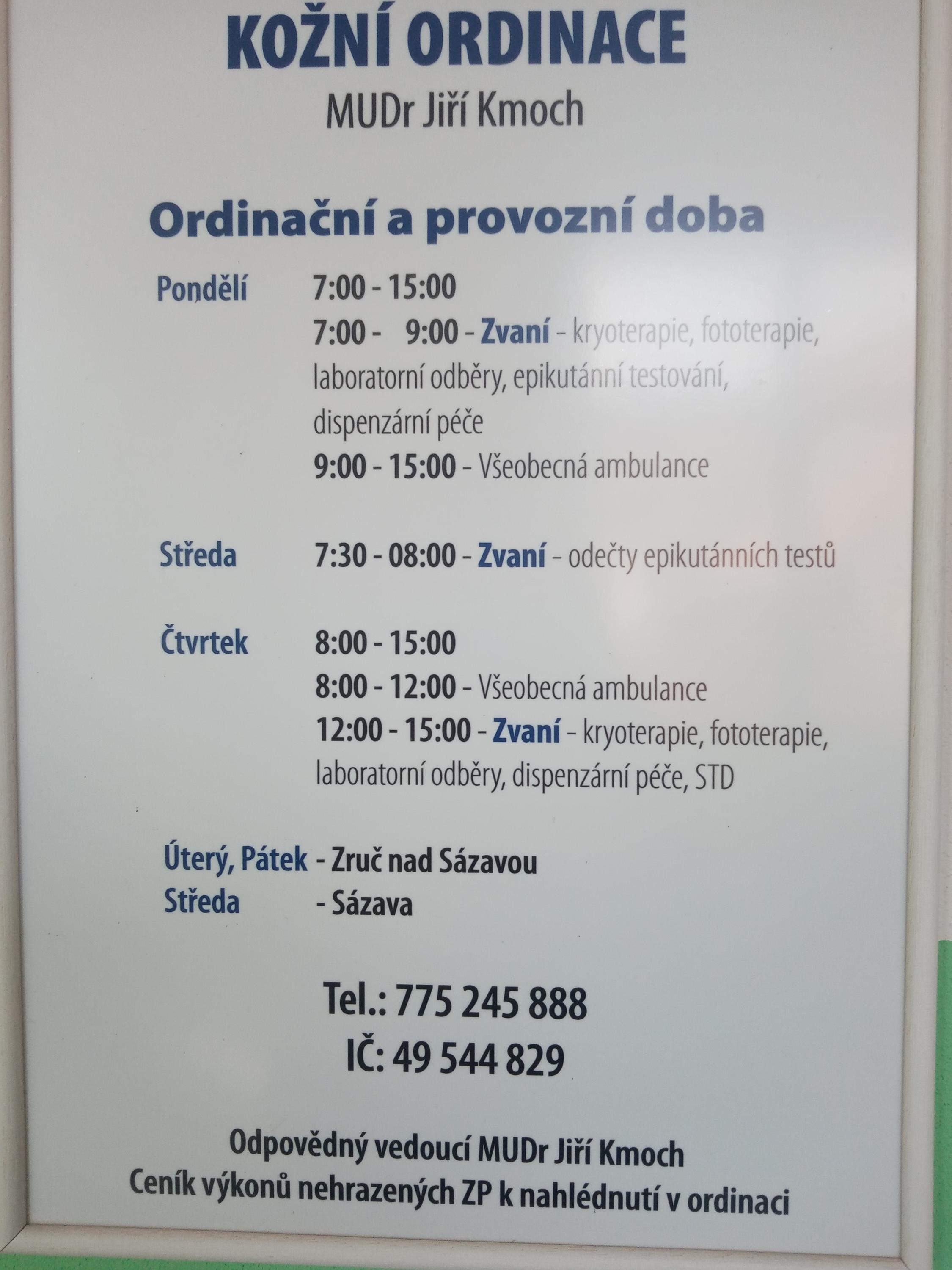 MUDr. Jiří Kmoch foto 1