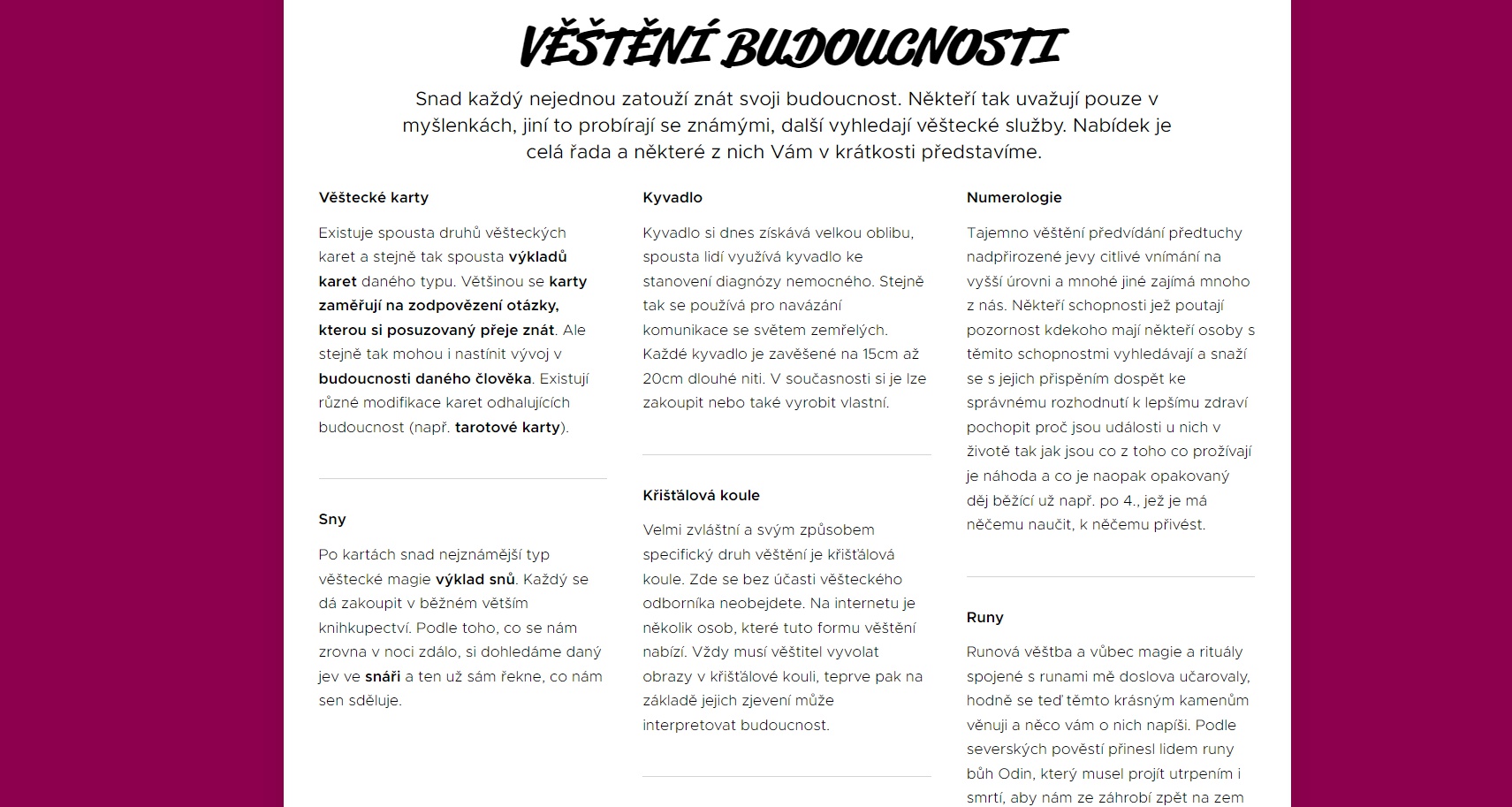 Věštění po telefonu foto 4