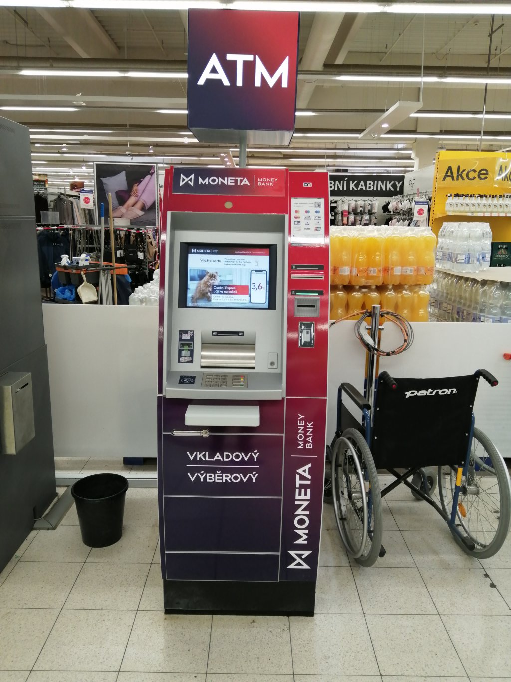 Bankomat MONETA Money Bank vkladový foto 2