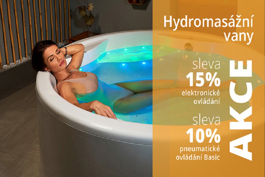Hydromasážní vany akce