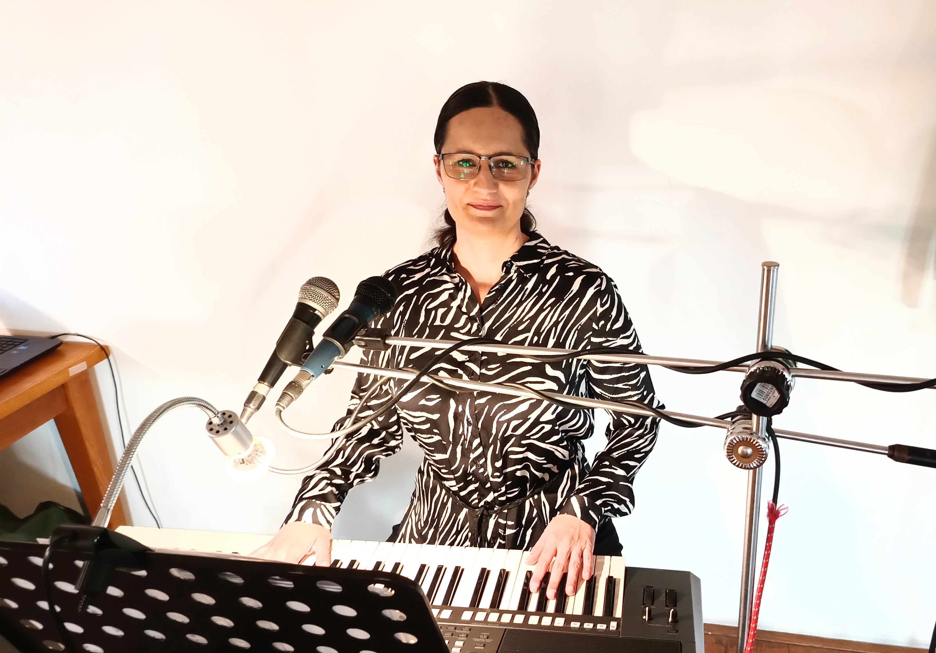 Živá hudba (klávesy, zpěv - Nikola Hamplová) foto 4