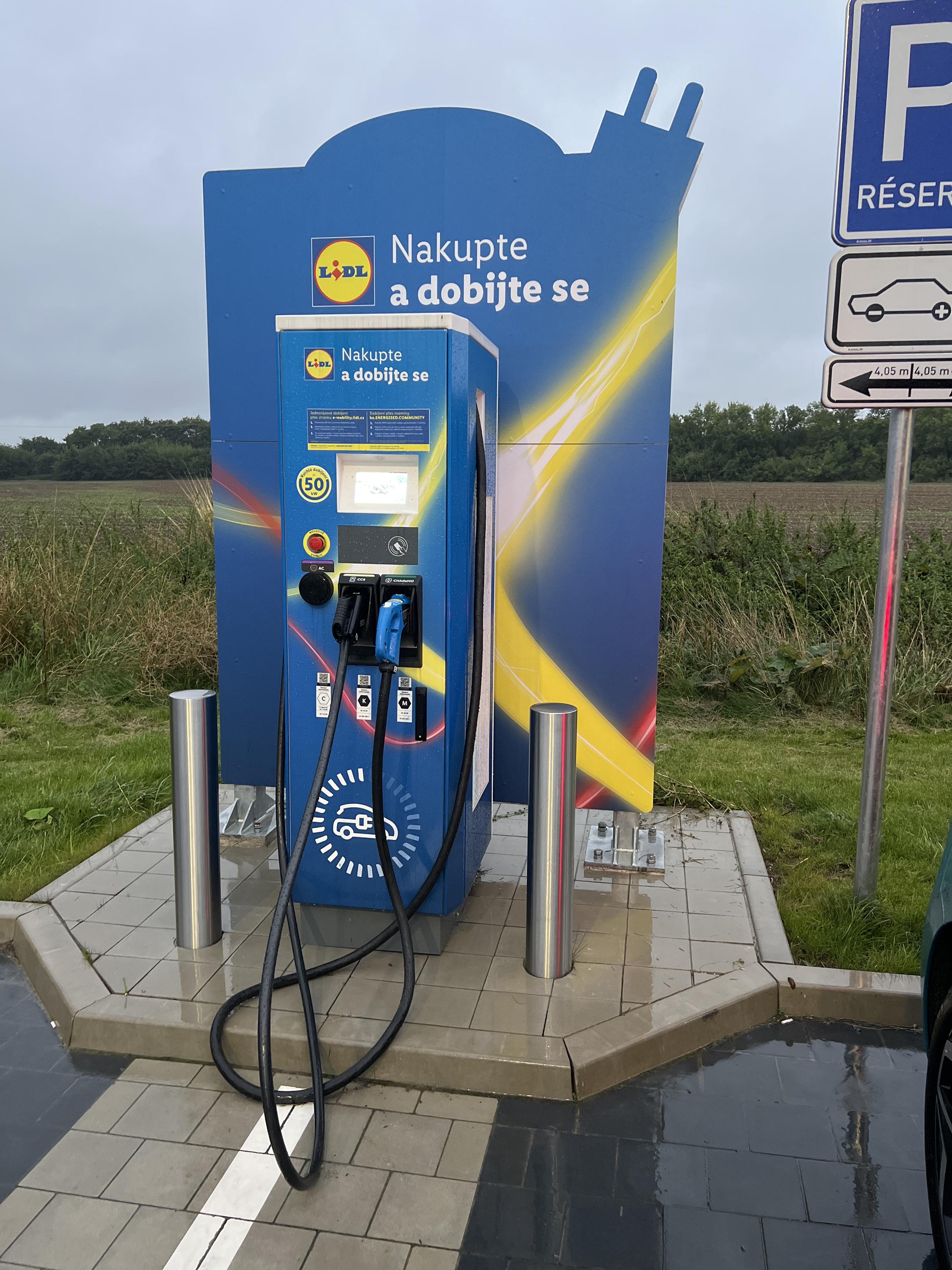 Nabíjecí stanice Lidl foto 2