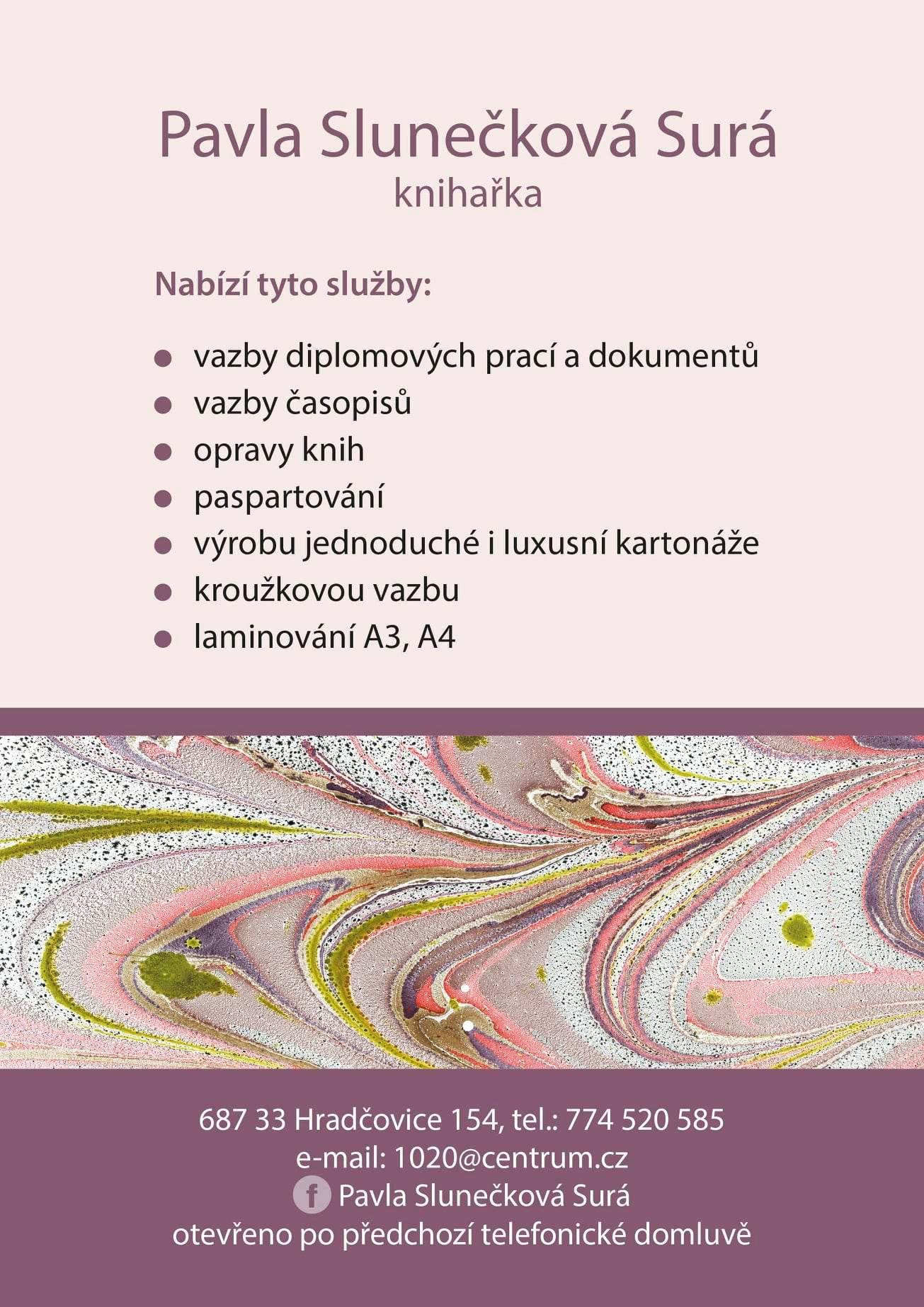 Pavla Slunečková Surá knihařka foto 2