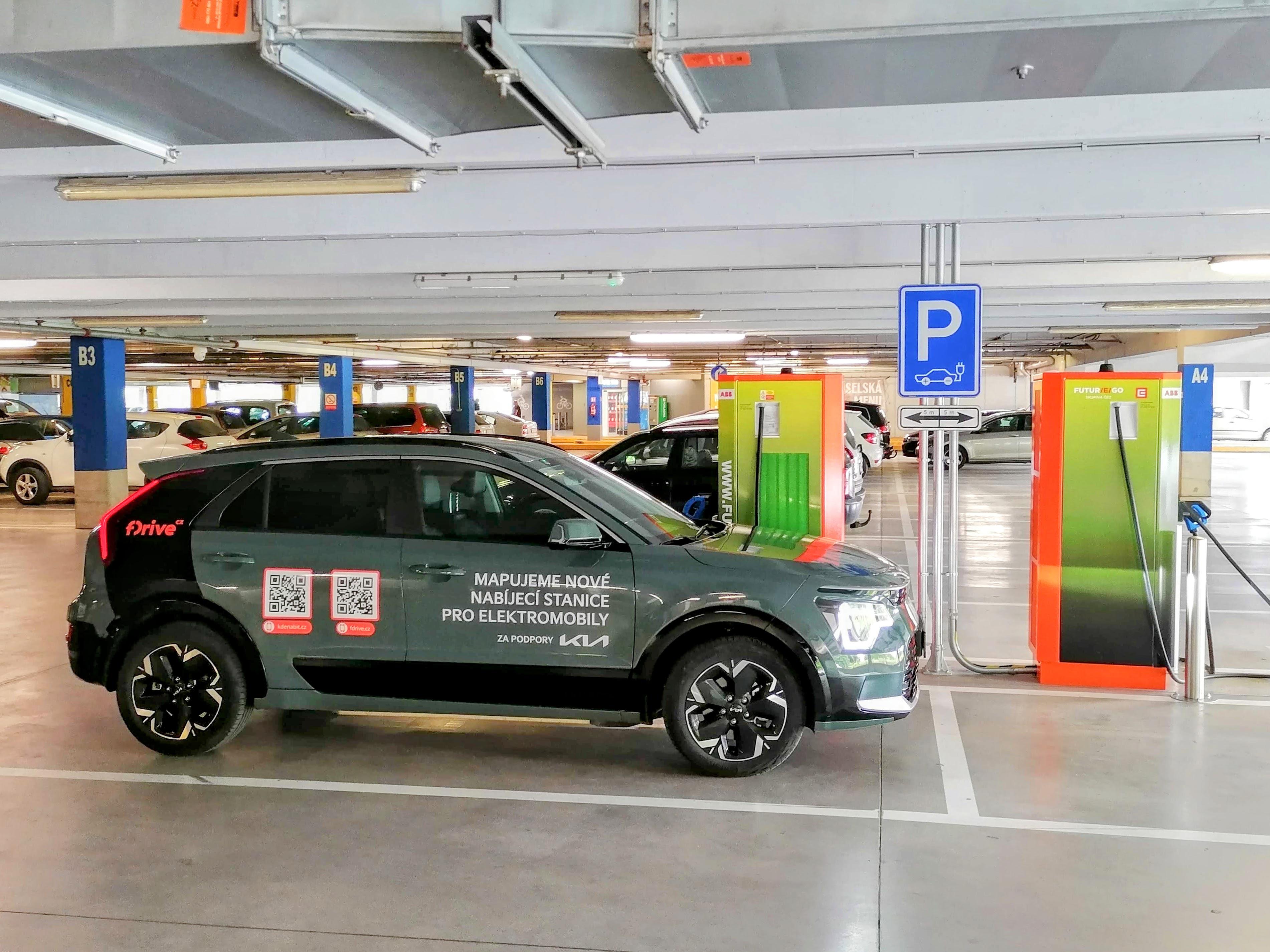 Nabíjecí stanice ČEZ