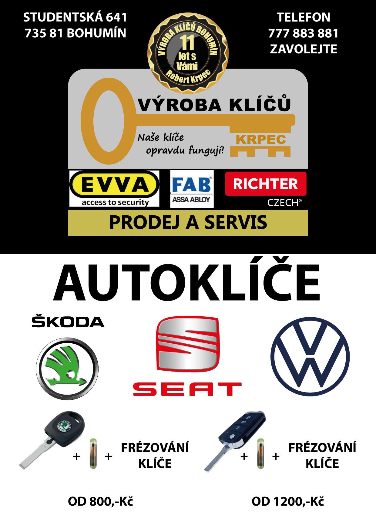 Výroba klíčů - Krpec foto 5