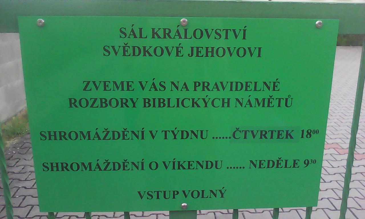 Náboženská společnost Svědkové Jehovovi foto 3