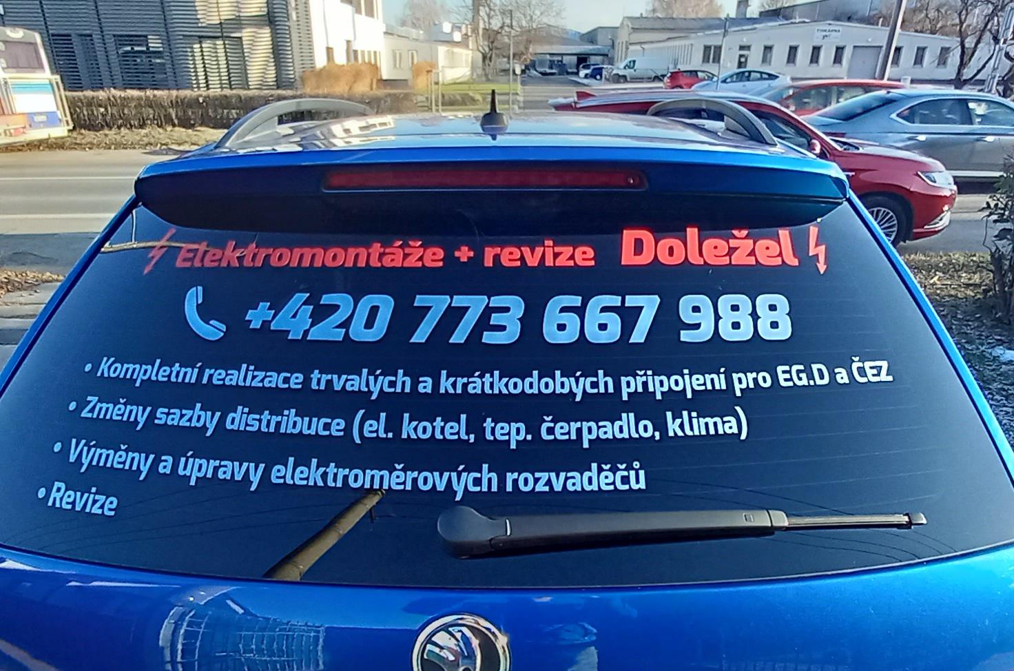 Elektro práce a revize Doležel.
