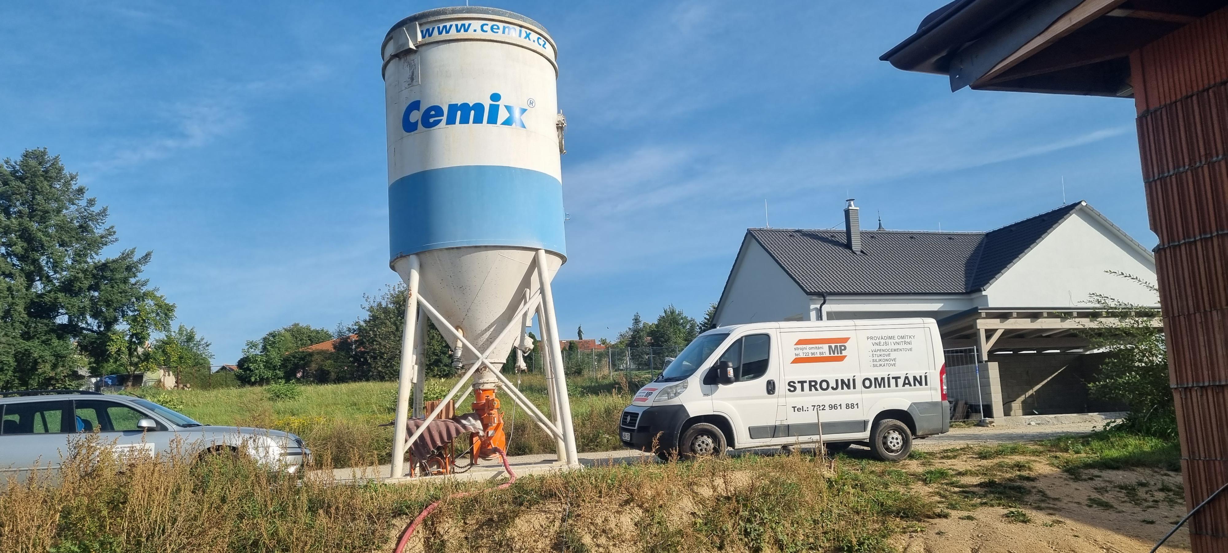 Strojní omítání MP