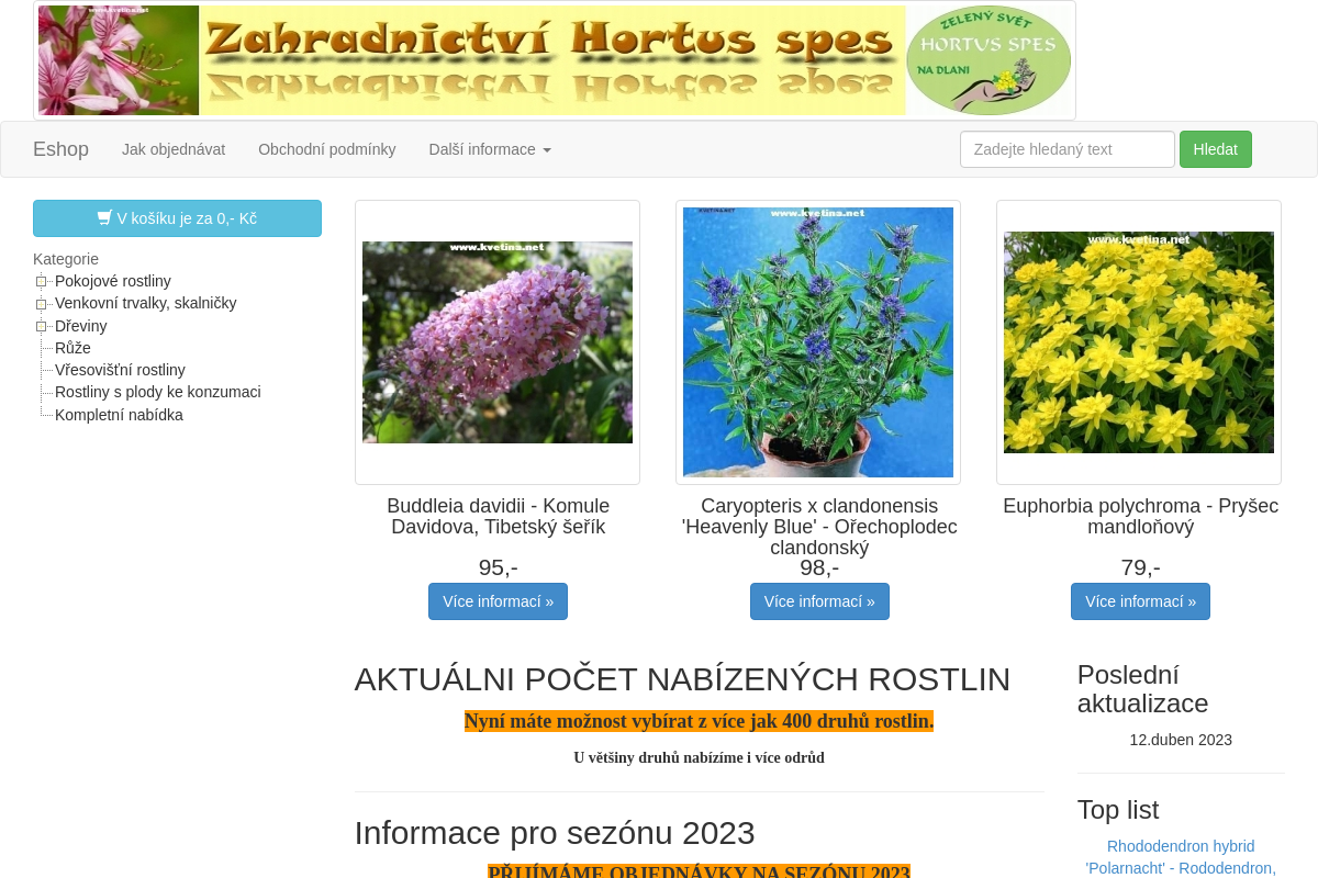 Zahradnictví Hortus spes