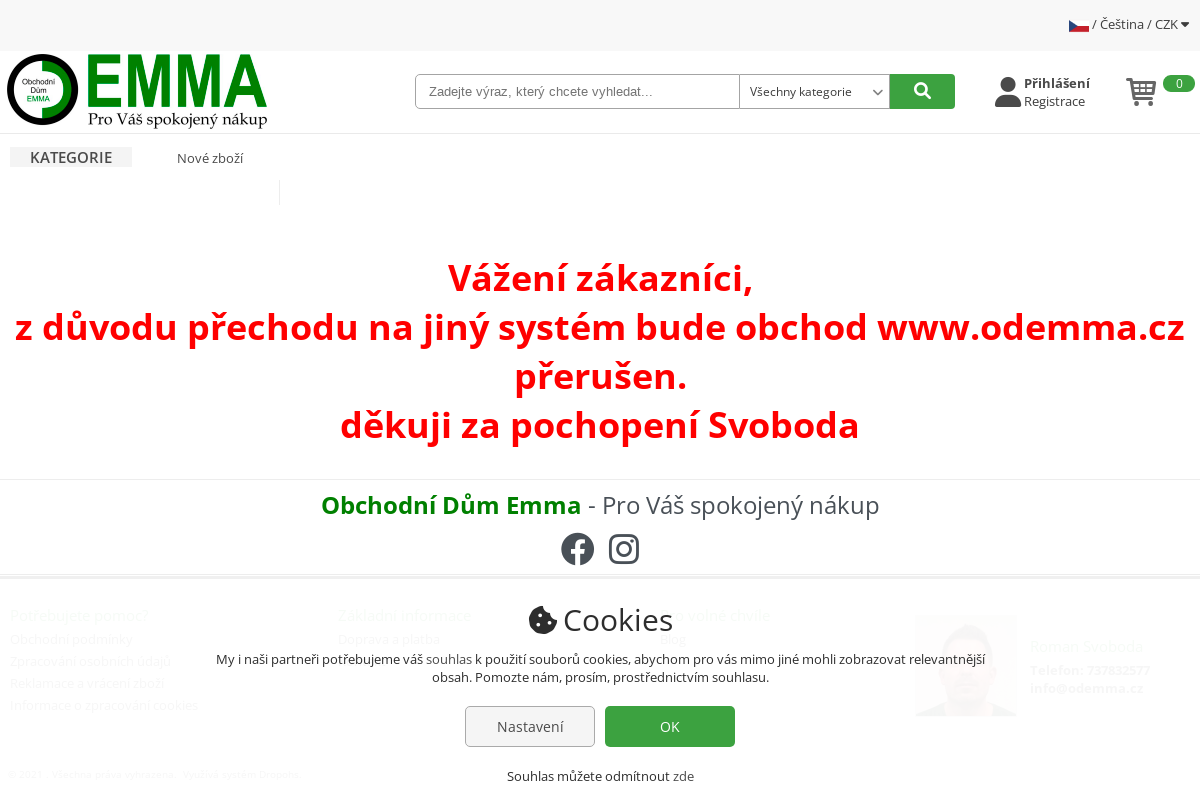 ODEmma - obchodní dům Emma