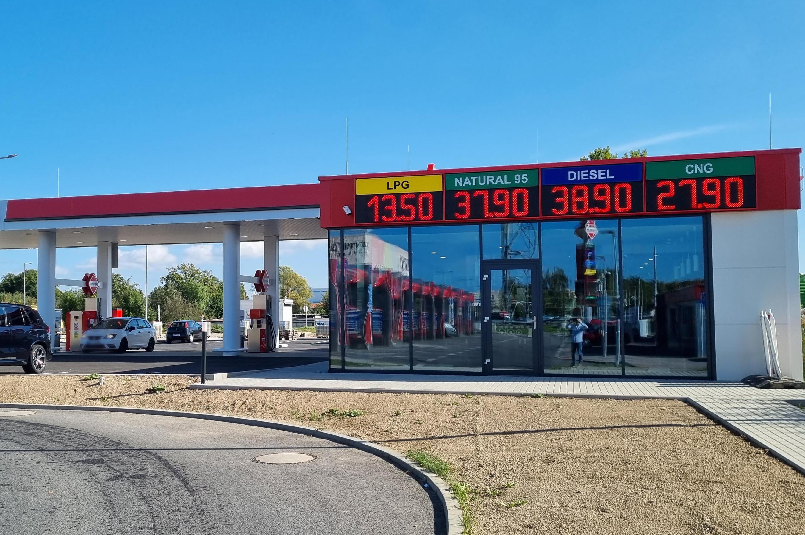 Čerpací stanice CNG TOMEGAS