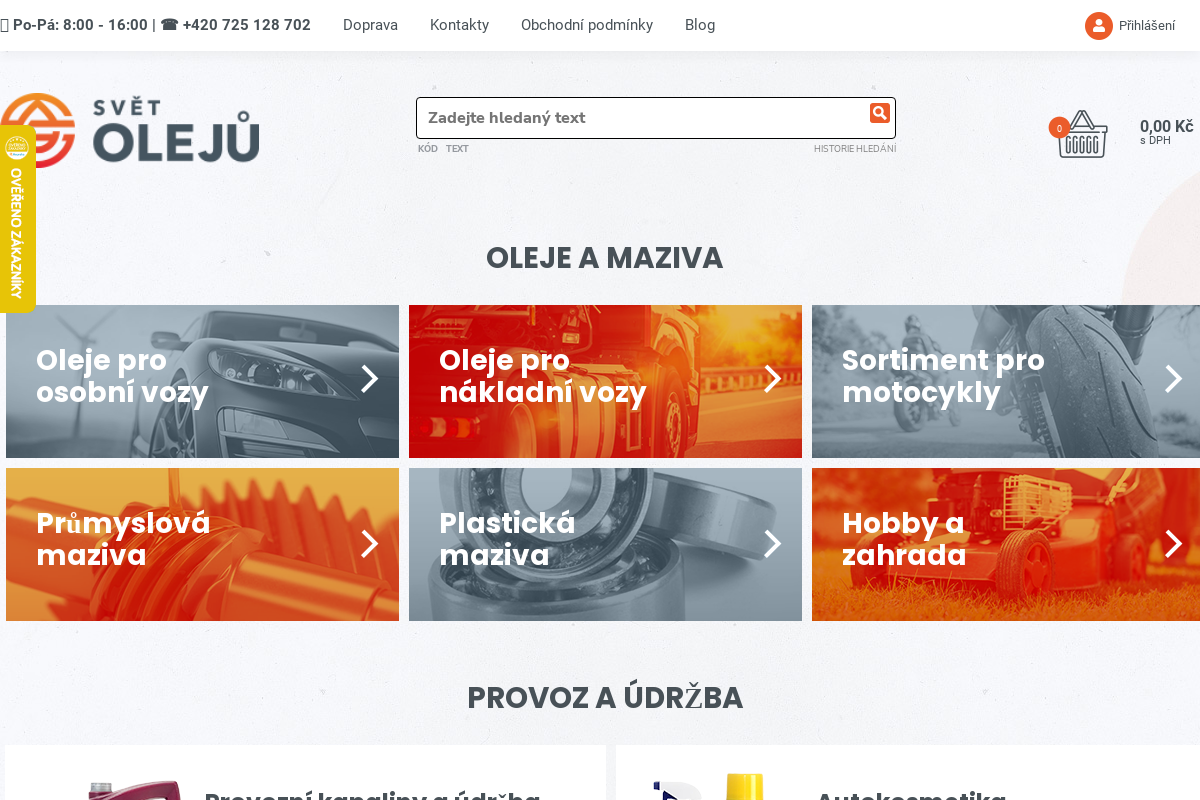 Svět olejů foto 1