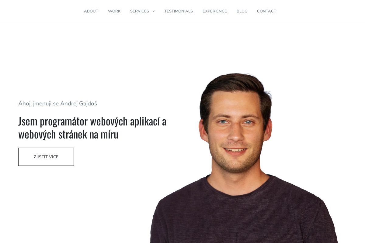 Tvorba webů Andrej Gajdoš